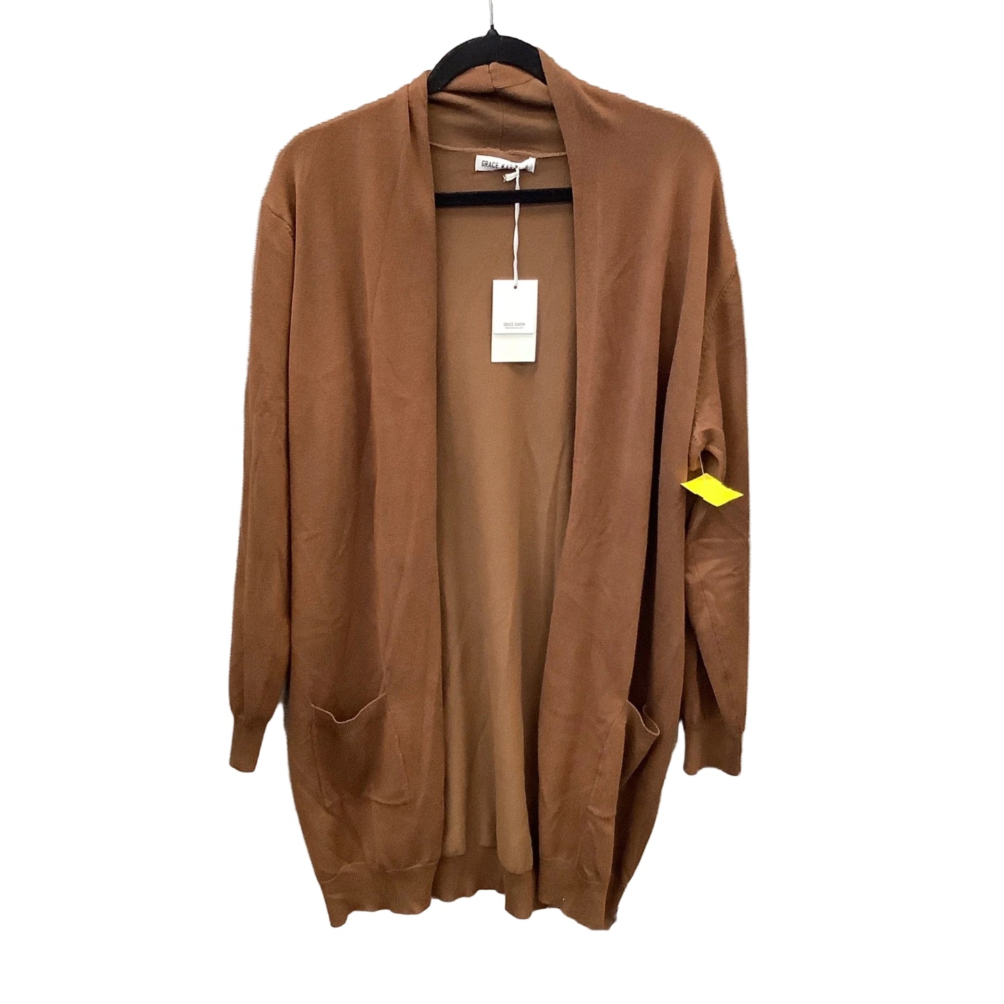 Cardigan By Grace Karin In Brown, Size: Xxl