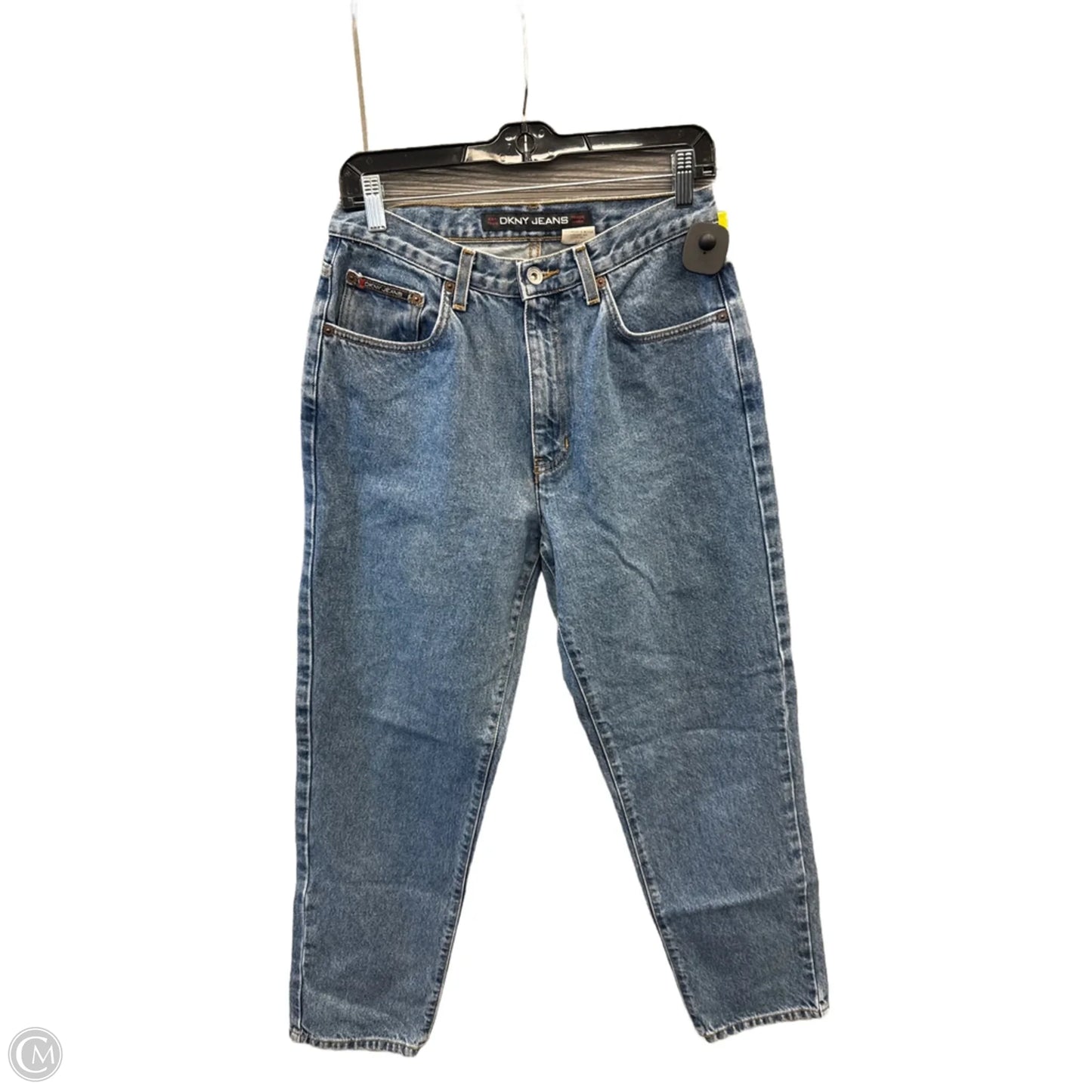 Jeans Straight By Dkny In Blue Denim, Size: 12