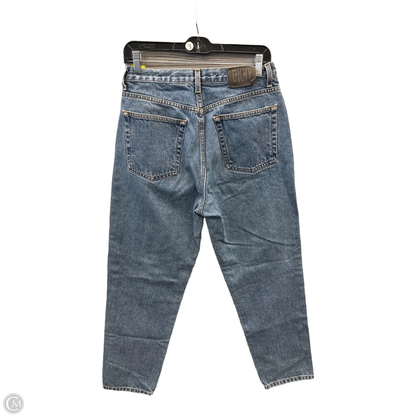 Jeans Straight By Dkny In Blue Denim, Size: 12