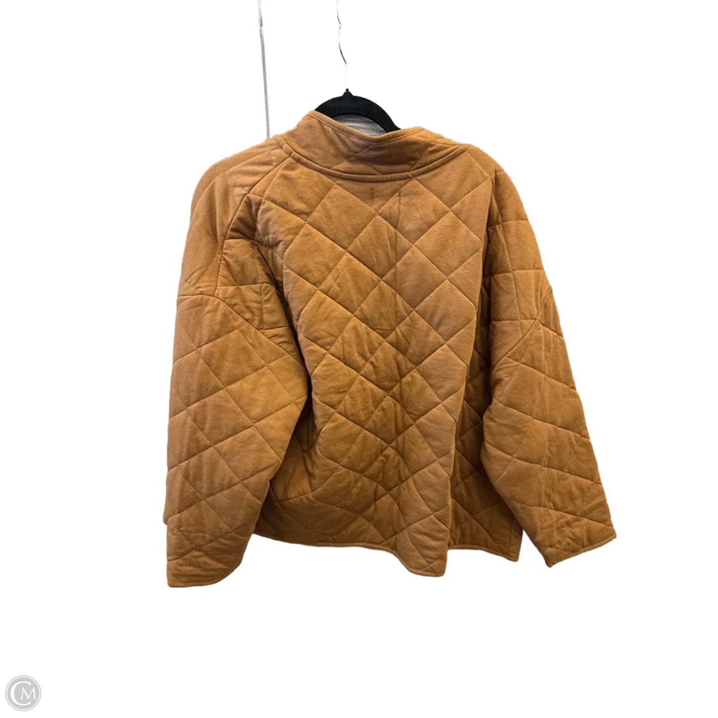 Jacket Puffer & Quilted By Time And Tru In Brown, Size: Xl