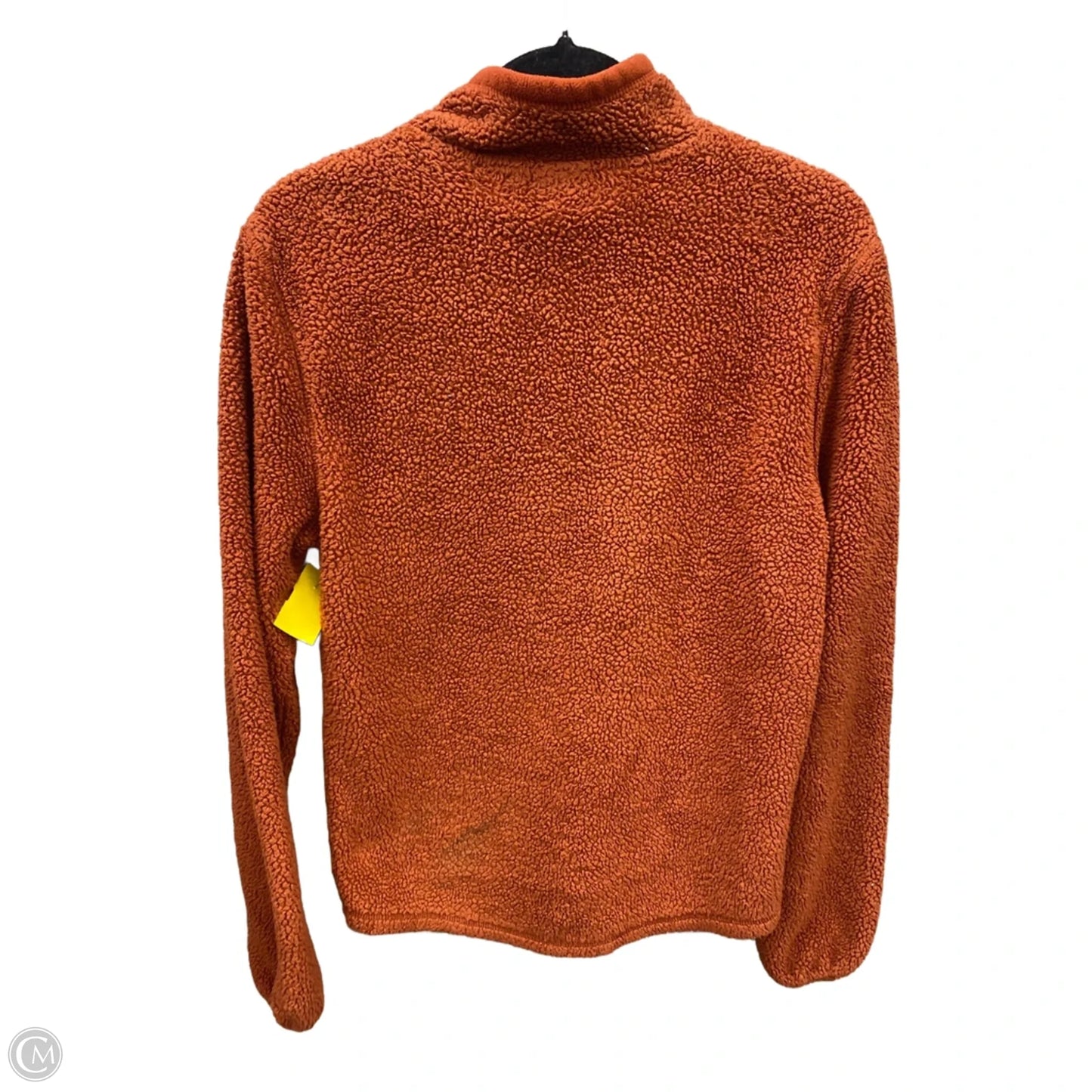 Athletic Sweatshirt Hoodie By Champion In Orange, Size: S