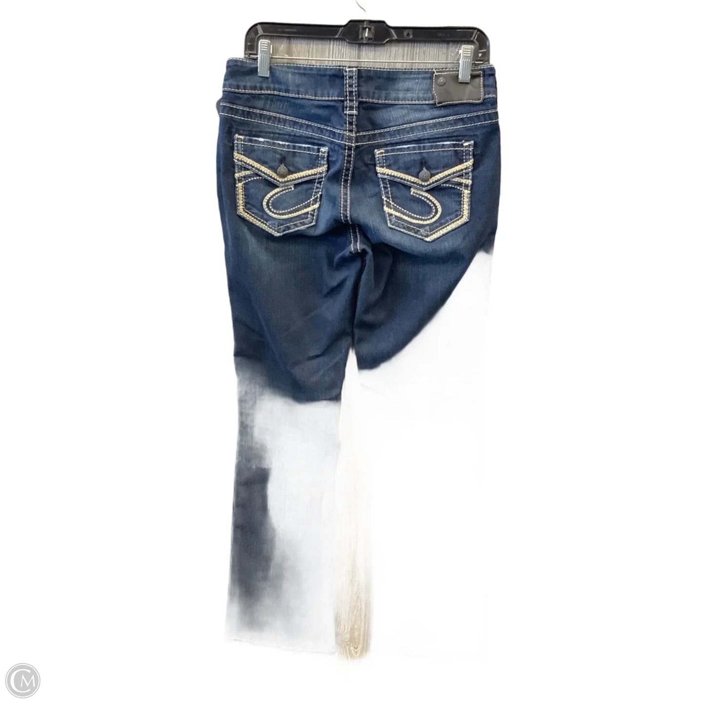 Jeans Boot Cut By Silver In Blue Denim, Size: 6