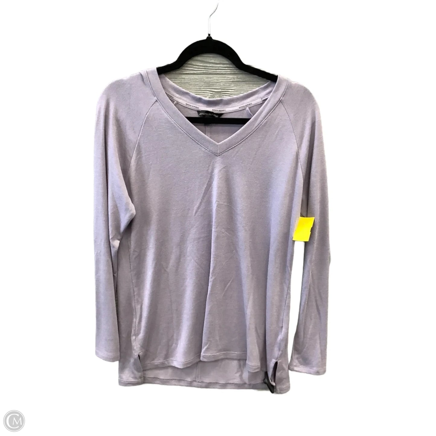 Top Long Sleeve By Banana Republic In Purple, Size: M