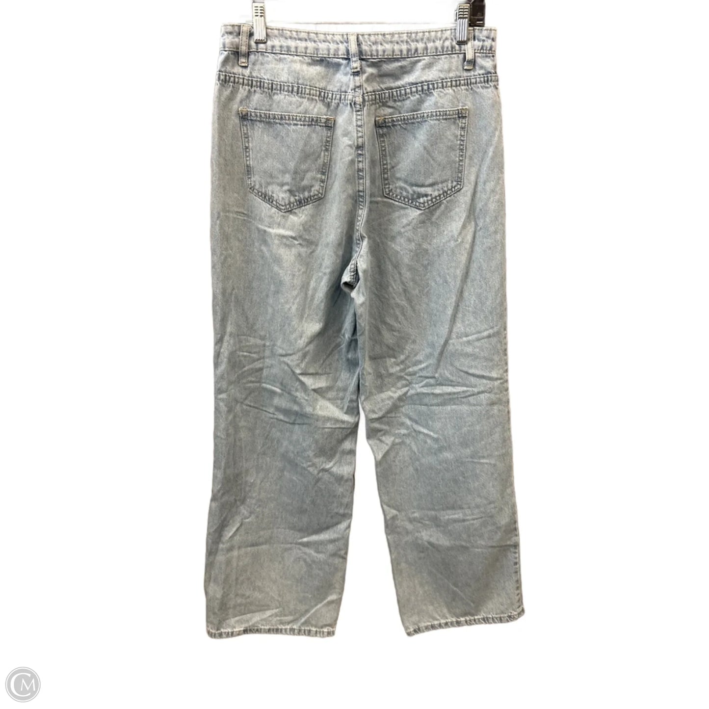 Jeans Straight By Shein In Blue Denim, Size: 12