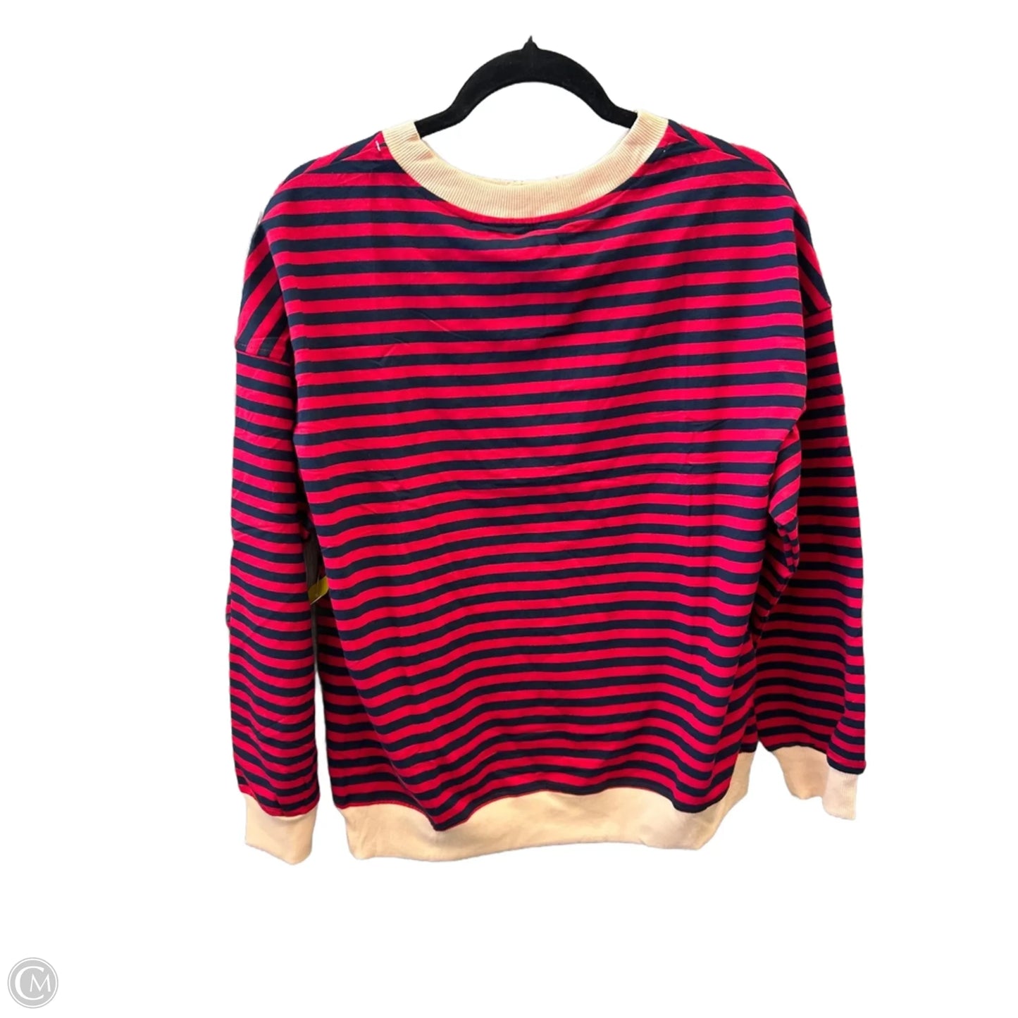 Top Long Sleeve By Dokotoo In Striped Pattern, Size: M