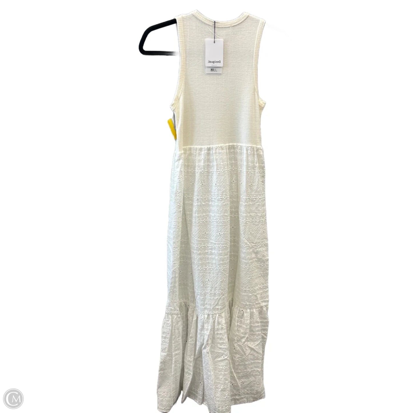 Dress Casual Maxi By Desigual In White, Size: S