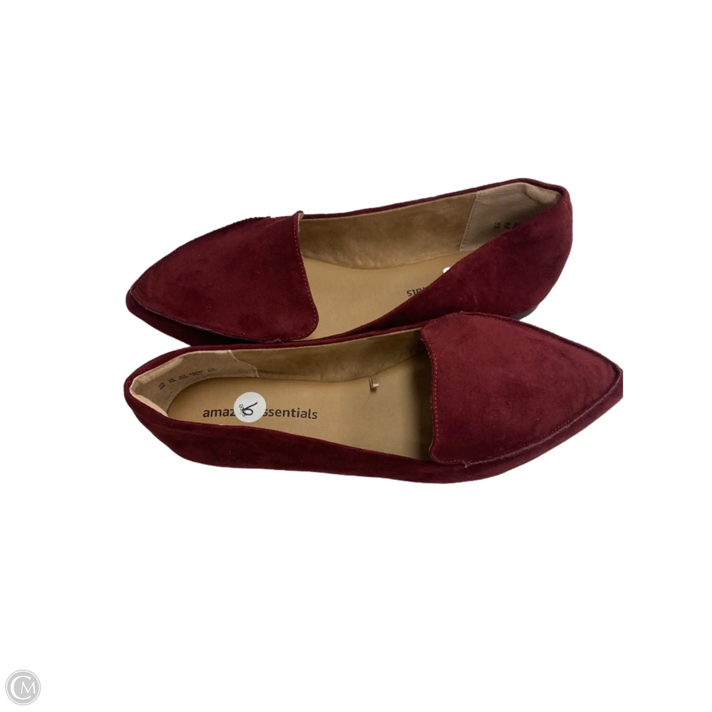 Shoes Flats By Amazon Essentials In Red, Size: 9