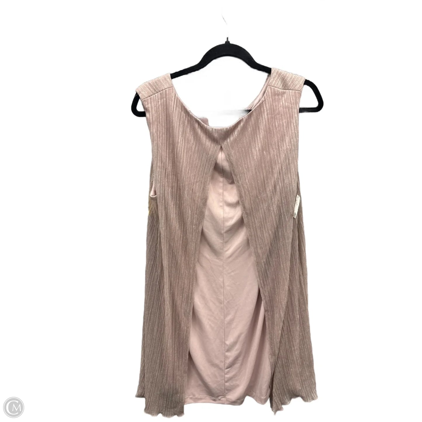 Dress Party Midi By Connected Apparel In Pink, Size: Xl