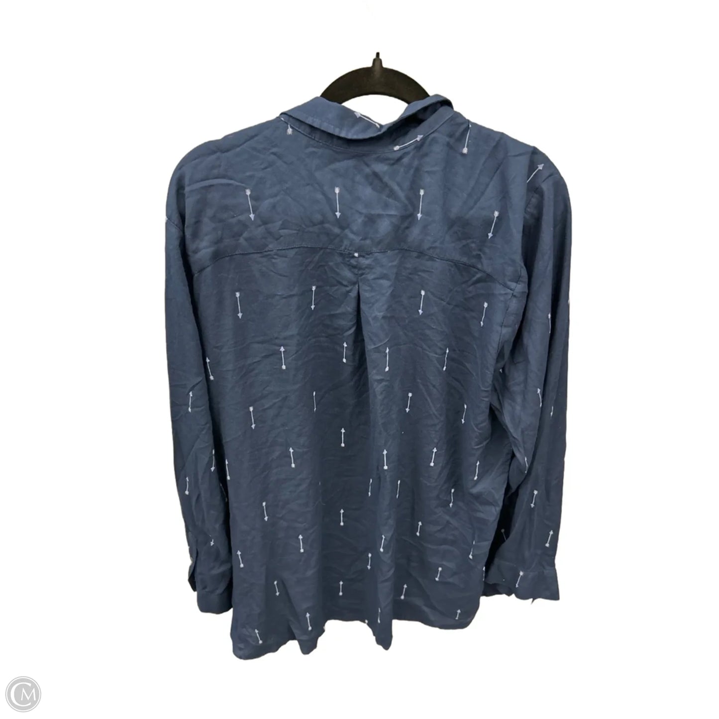 Top Long Sleeve By Sonoma In Blue, Size: Xxl