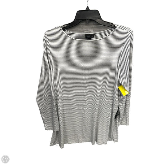 Tunic Long Sleeve By J. Jill In Striped Pattern, Size: Lp