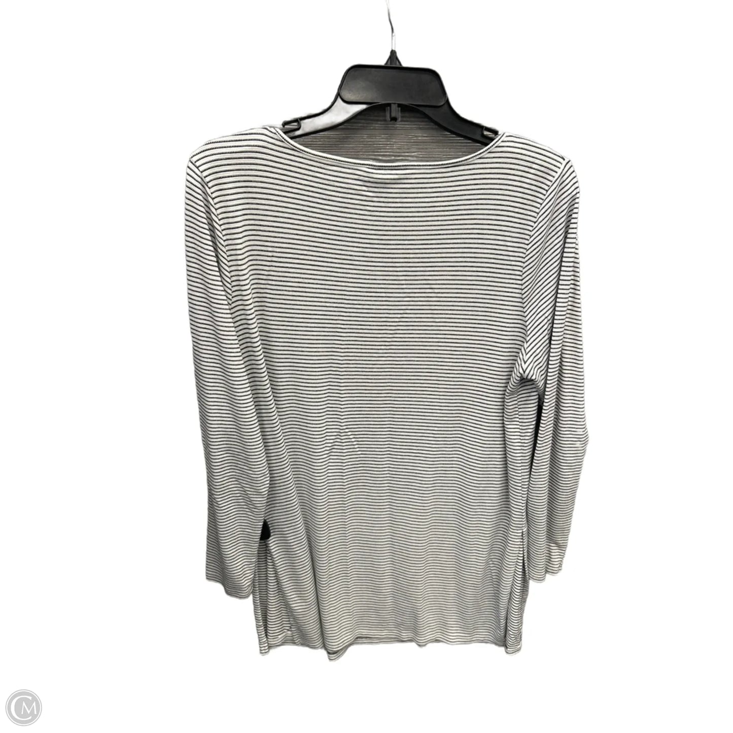 Tunic Long Sleeve By J. Jill In Striped Pattern, Size: Lp