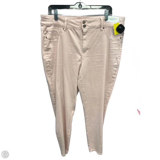 Jeans Jeggings By Maurices In Pink, Size: 14