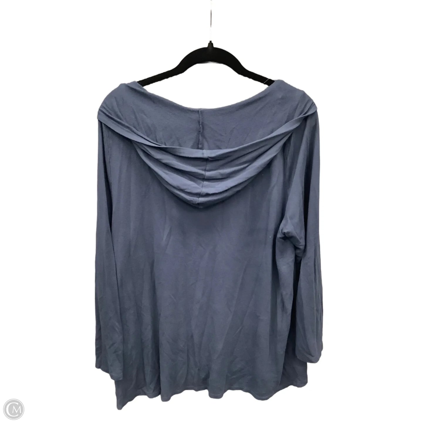 Top Long Sleeve By Clothes Mentor In Blue, Size: 2x