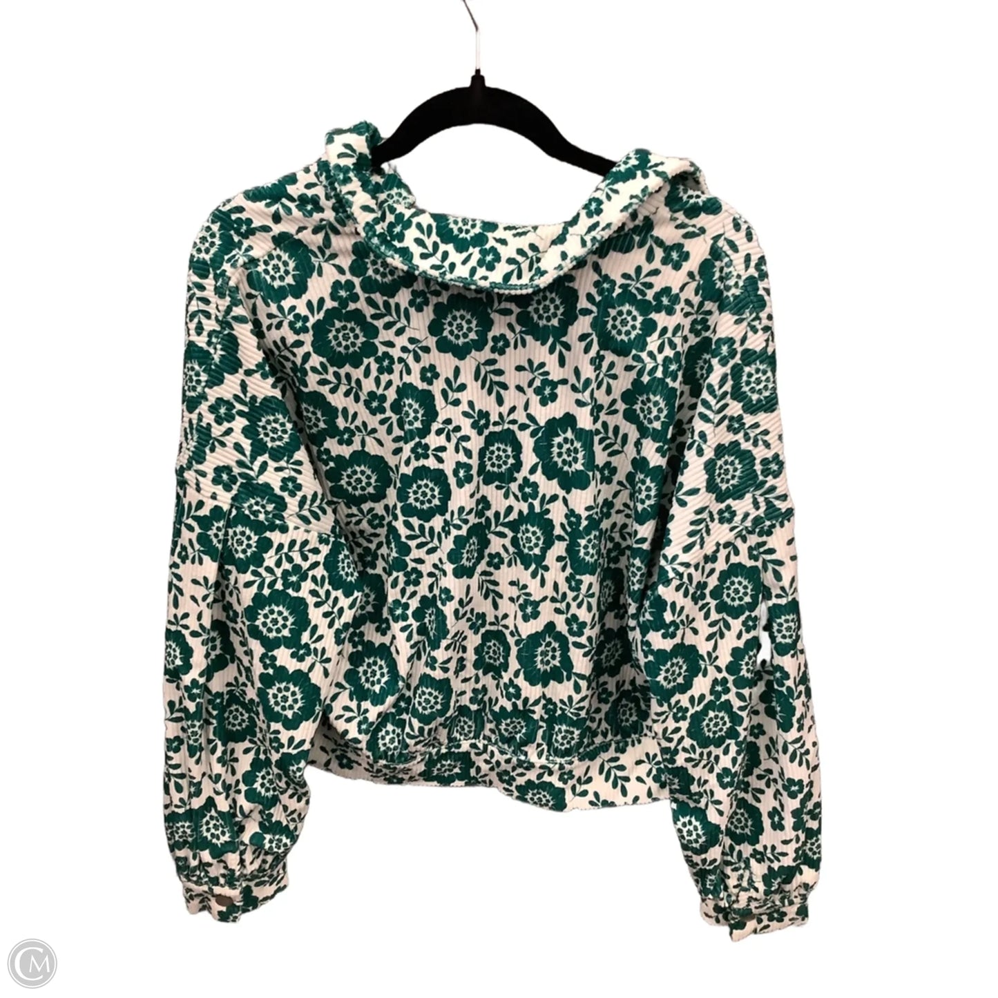 Jacket Other By Emily Wonder In Green & White, Size: L