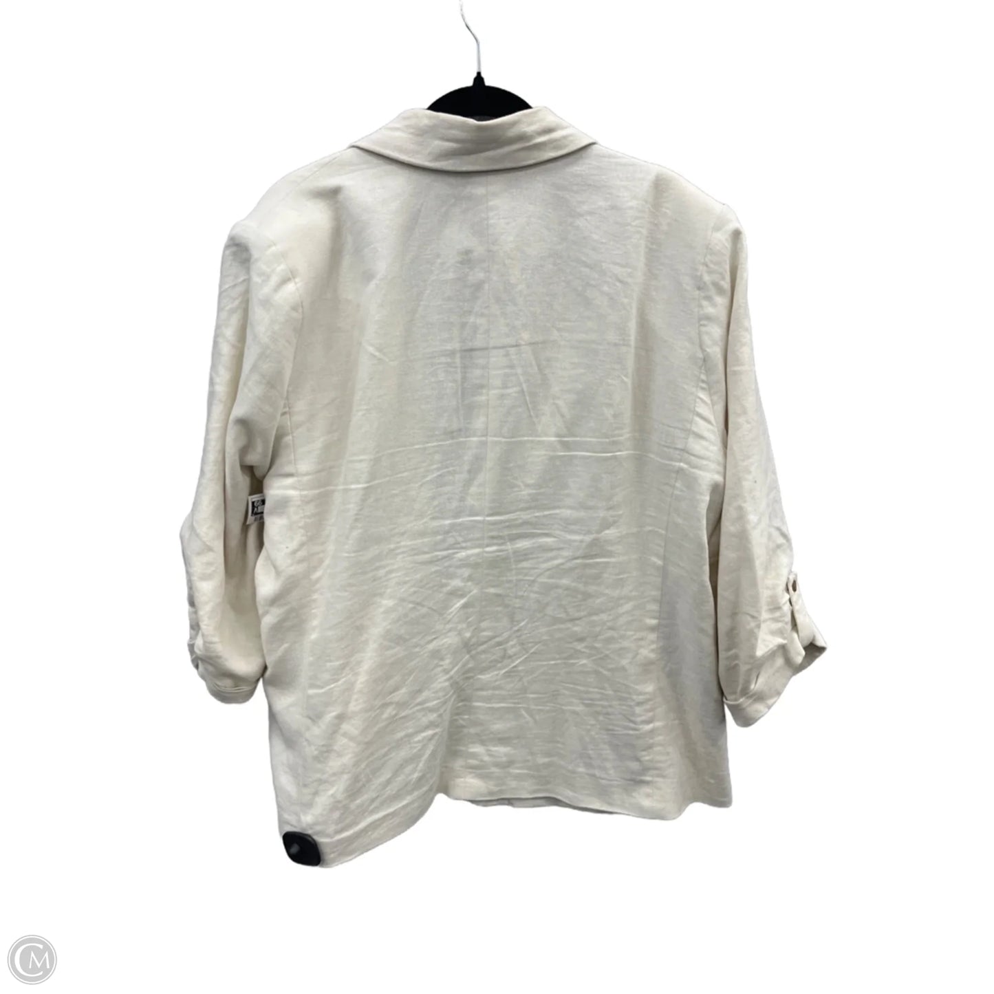 Blazer By Ophelia Roe In Cream, Size: 2x