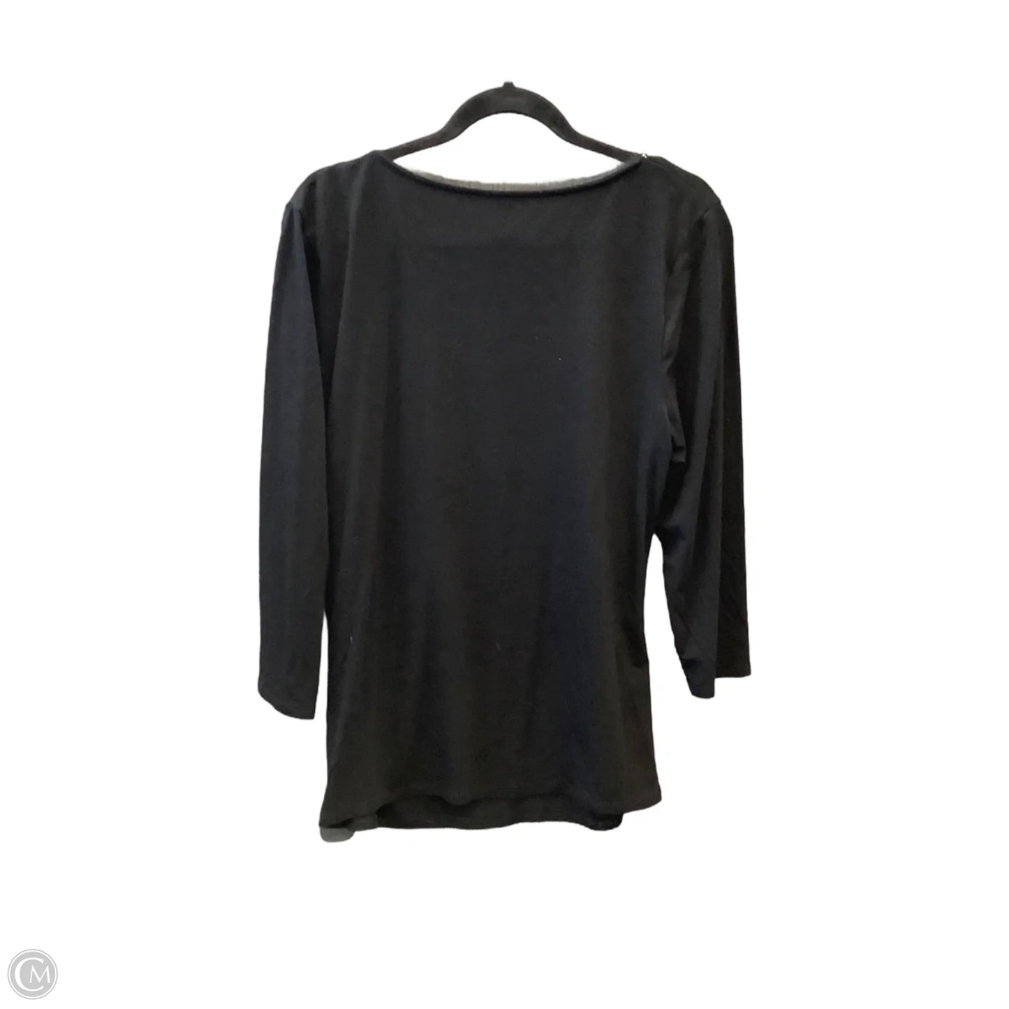 Top Long Sleeve By White House Black Market In Black, Size: Xl