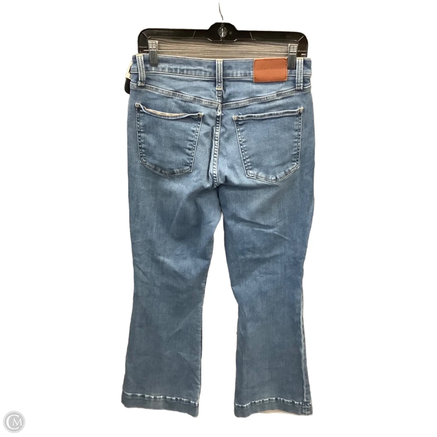 Jeans Boot Cut By Lucky Brand In Blue Denim, Size: 12