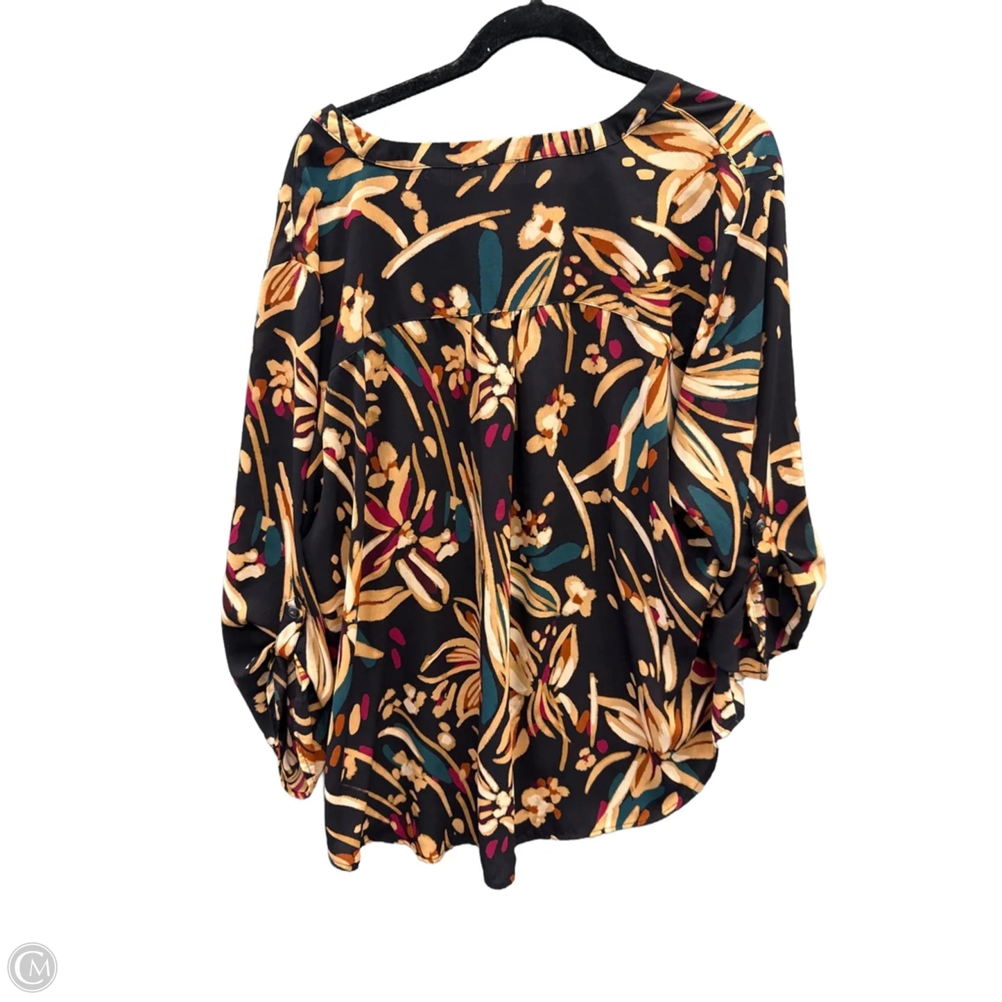 Top Long Sleeve By Maurices In Multi-colored, Size: 2x