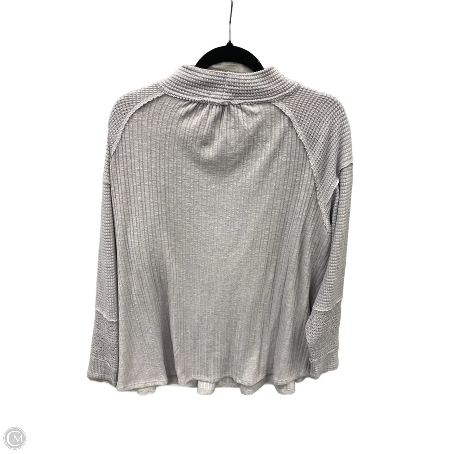 Top Long Sleeve By Maurices In Grey, Size: 2x