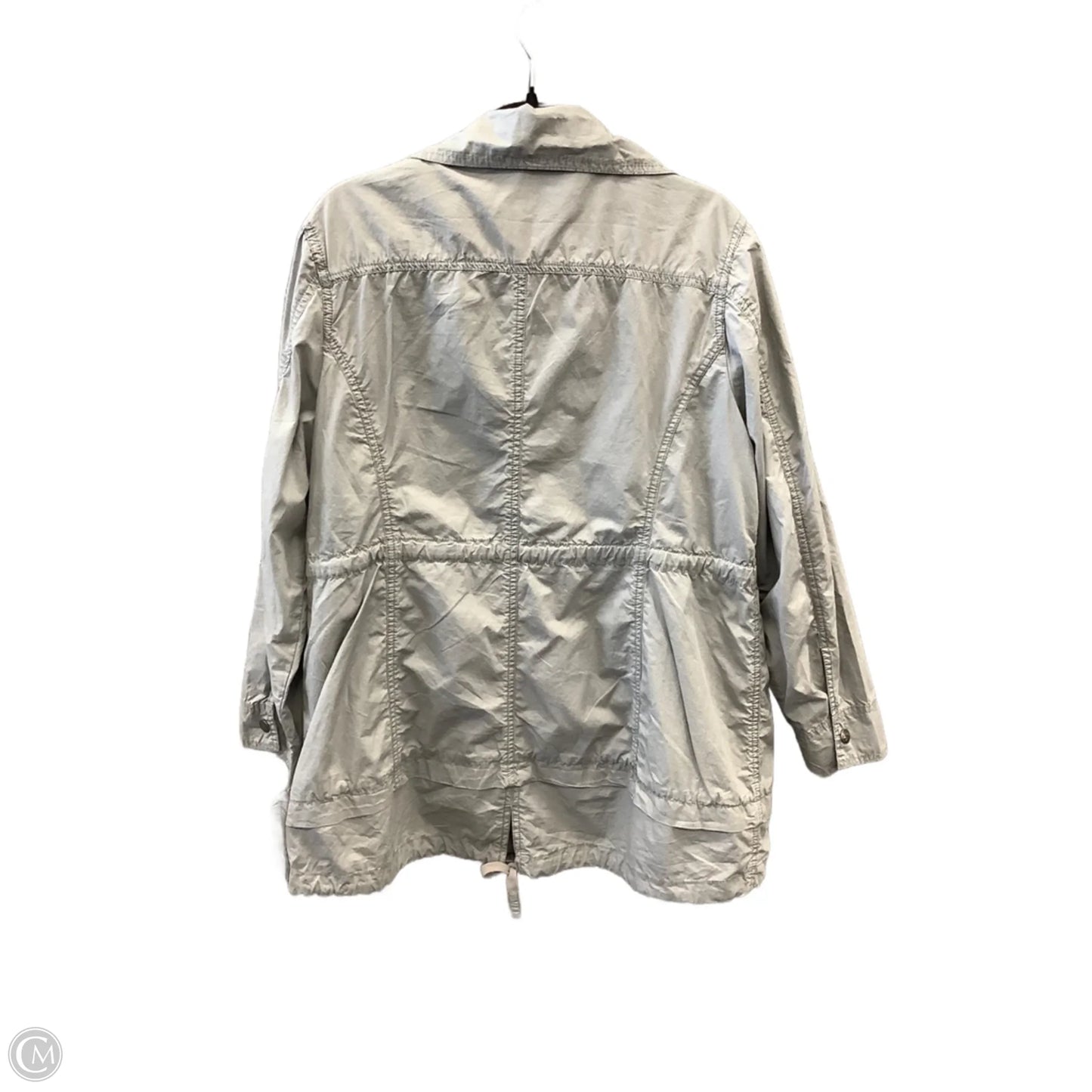 Jacket Utility By Clothes Mentor In Grey, Size: Xxl