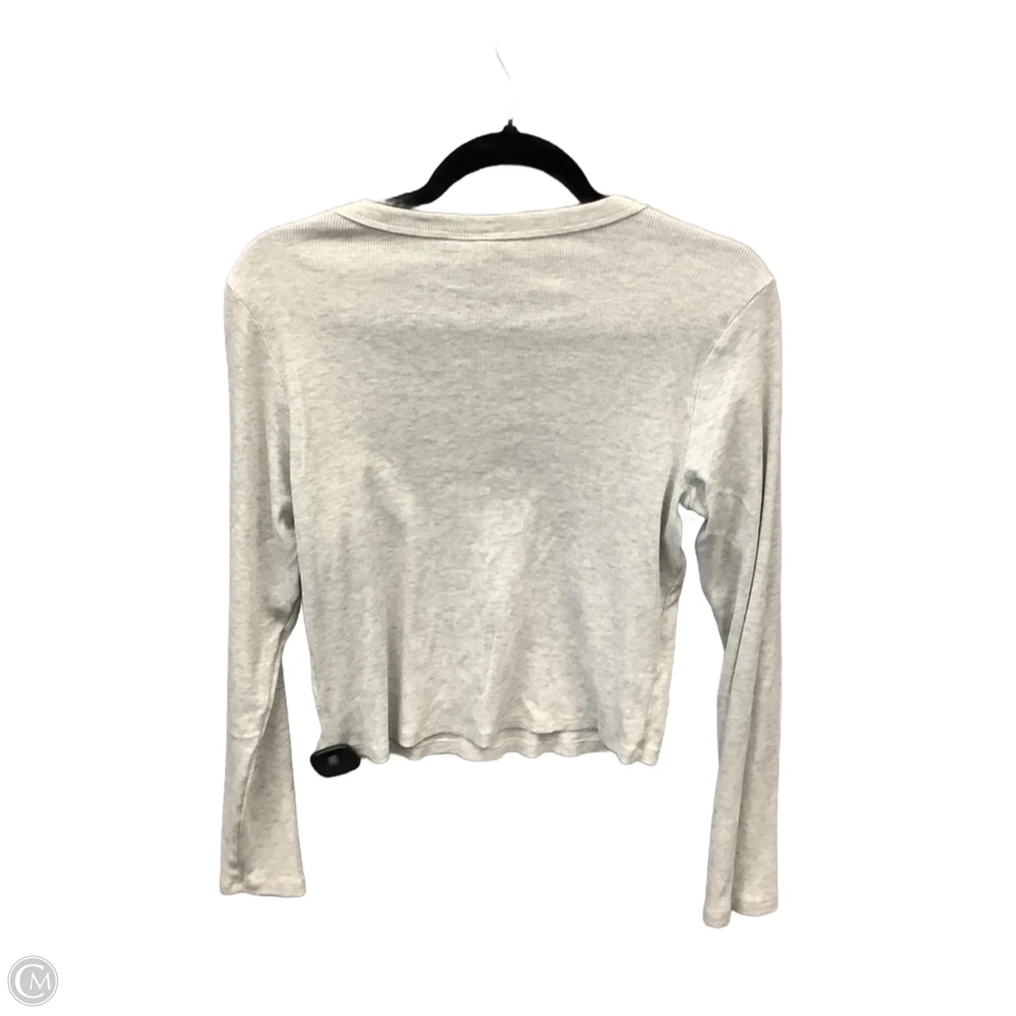 Top Long Sleeve By Divided In Grey, Size: Xl