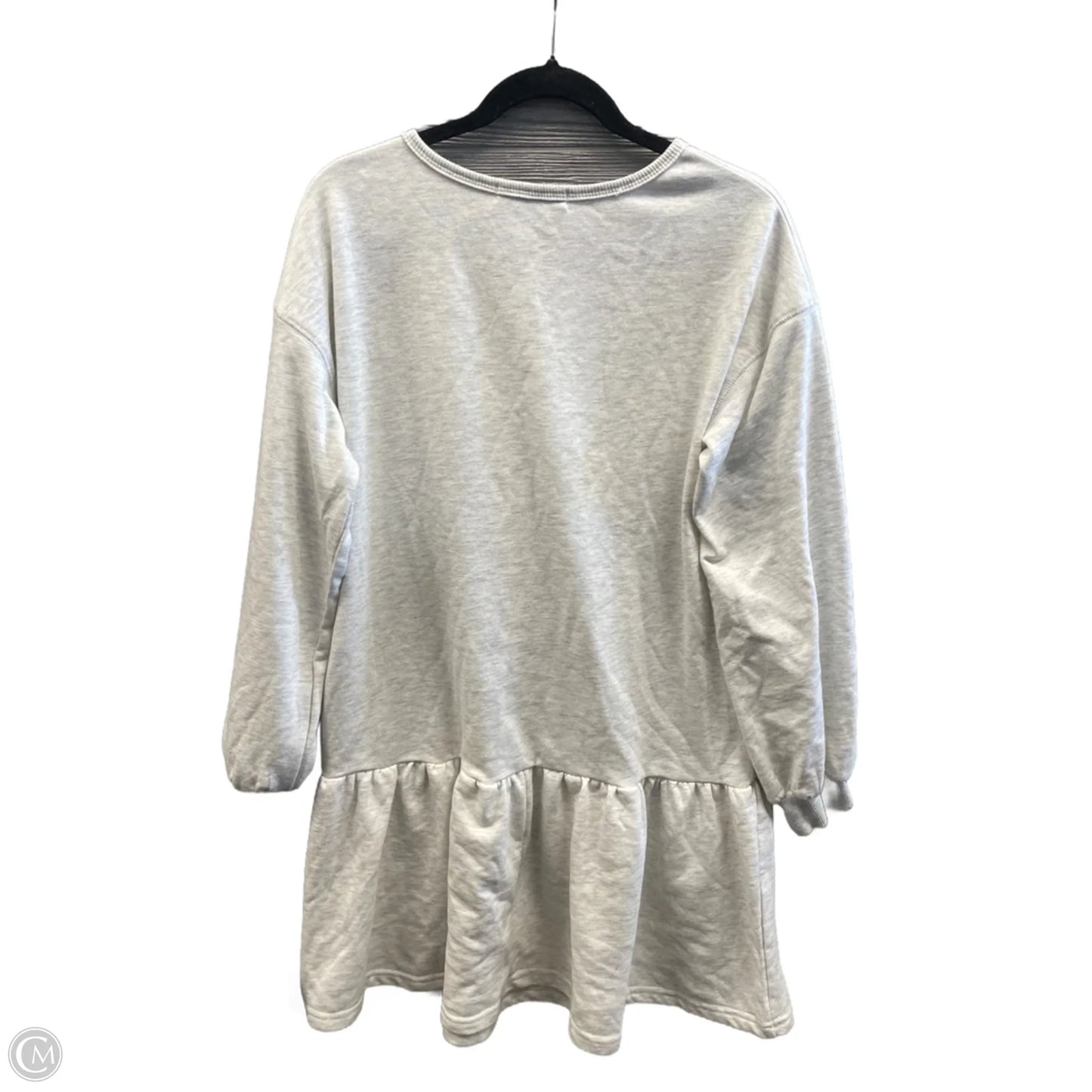 Dress Casual Midi By Clothes Mentor In Grey, Size: M