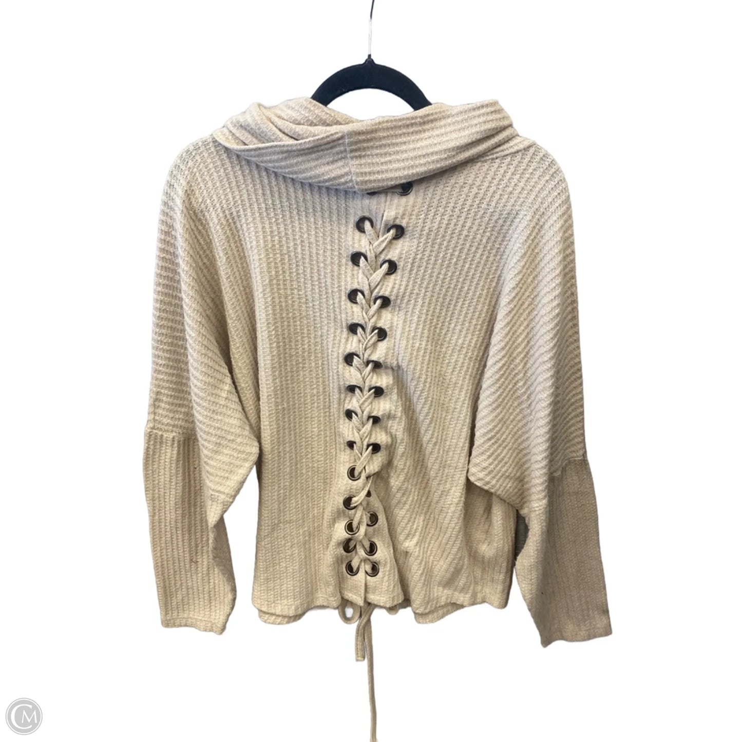Top Long Sleeve By Maurices In Tan, Size: Xl