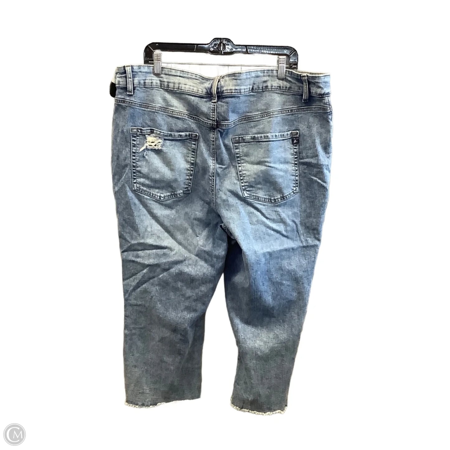 Jeans Boyfriend By Maurices In Blue Denim, Size: 22