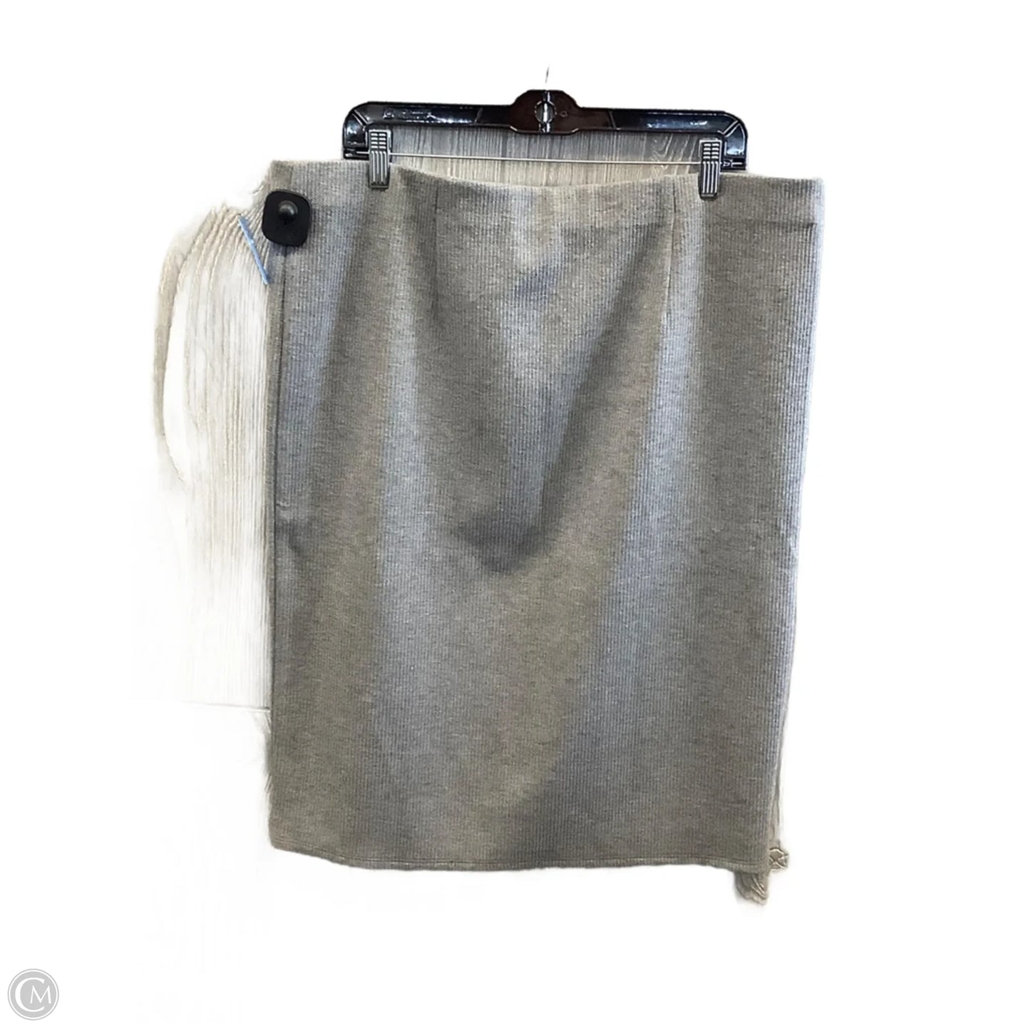 Skirt Midi By Loft In Grey, Size: 14