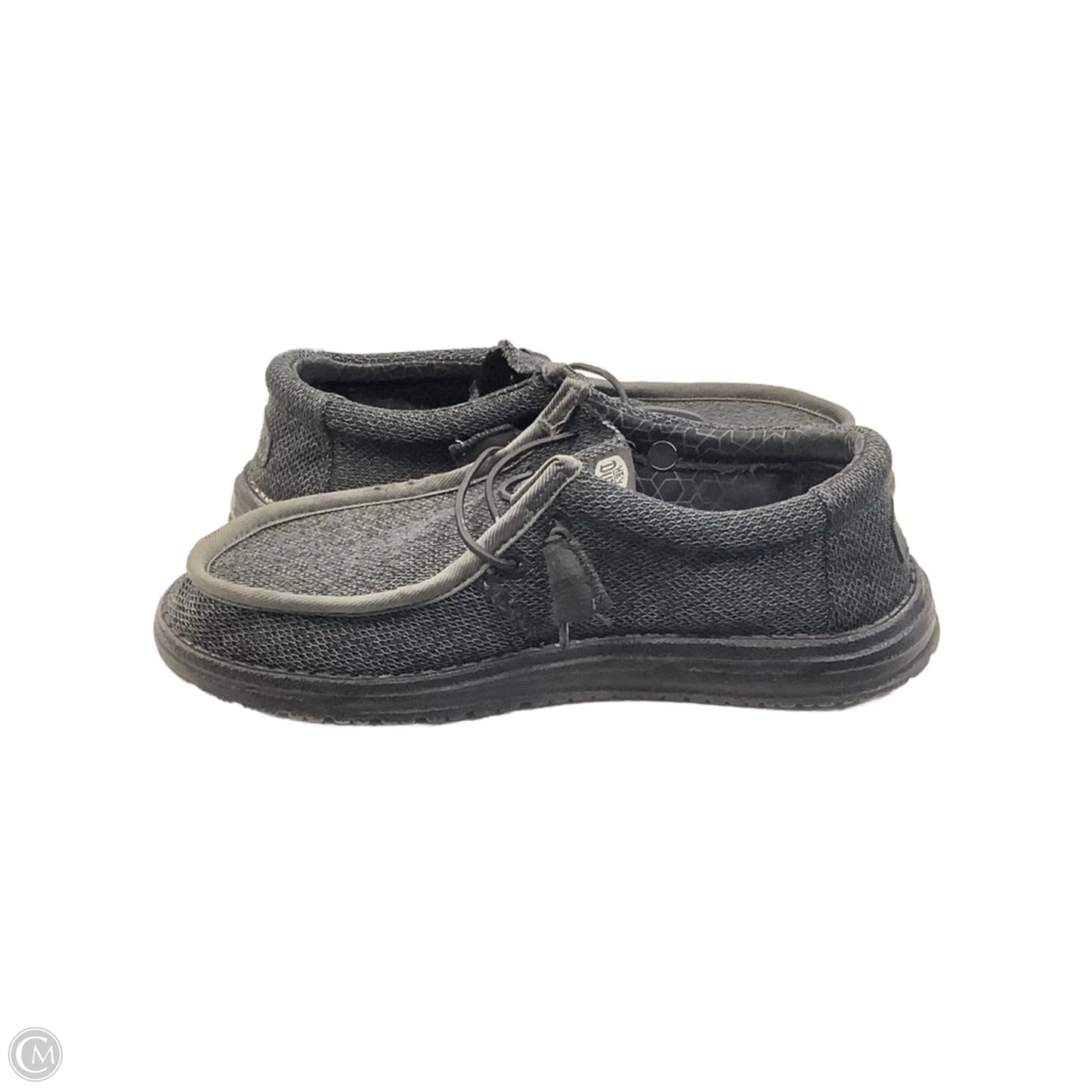 Shoes Flats By Hey Dude In Black, Size: 7