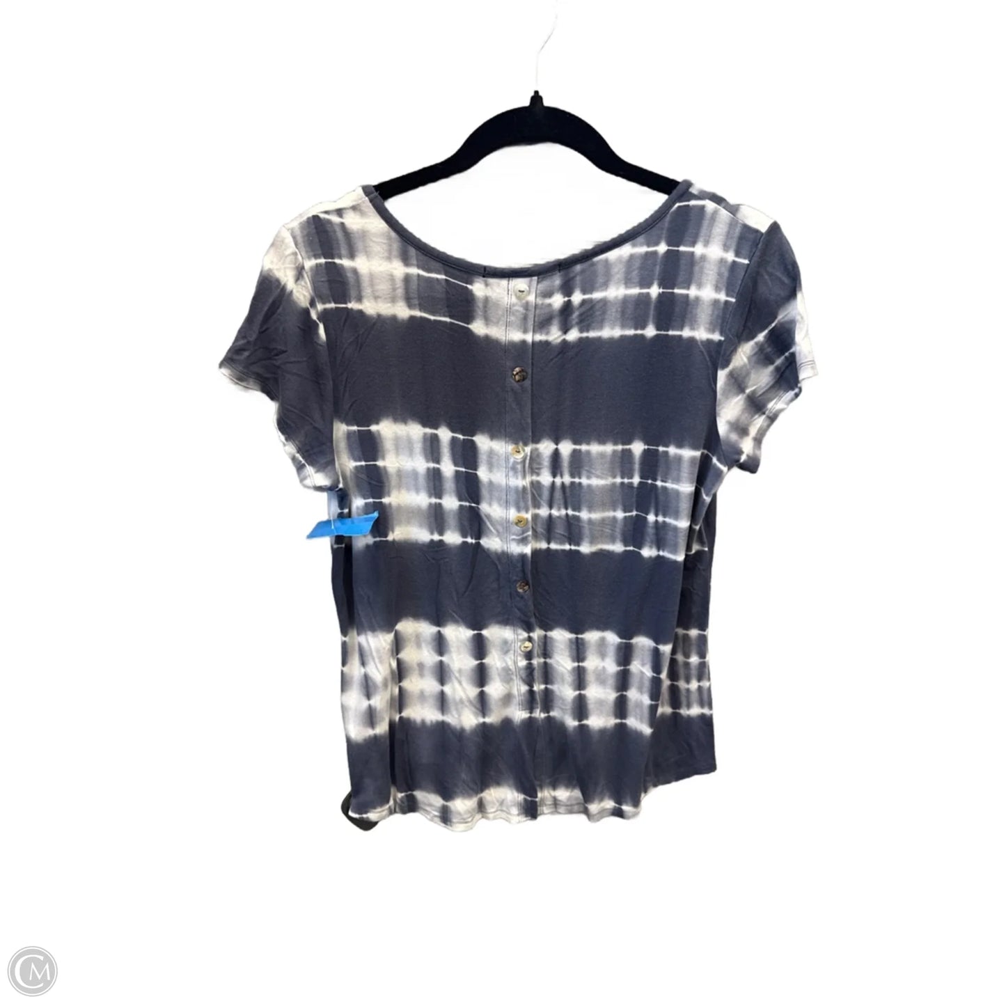 Top Short Sleeve By Coin In Tie Dye Print, Size: S