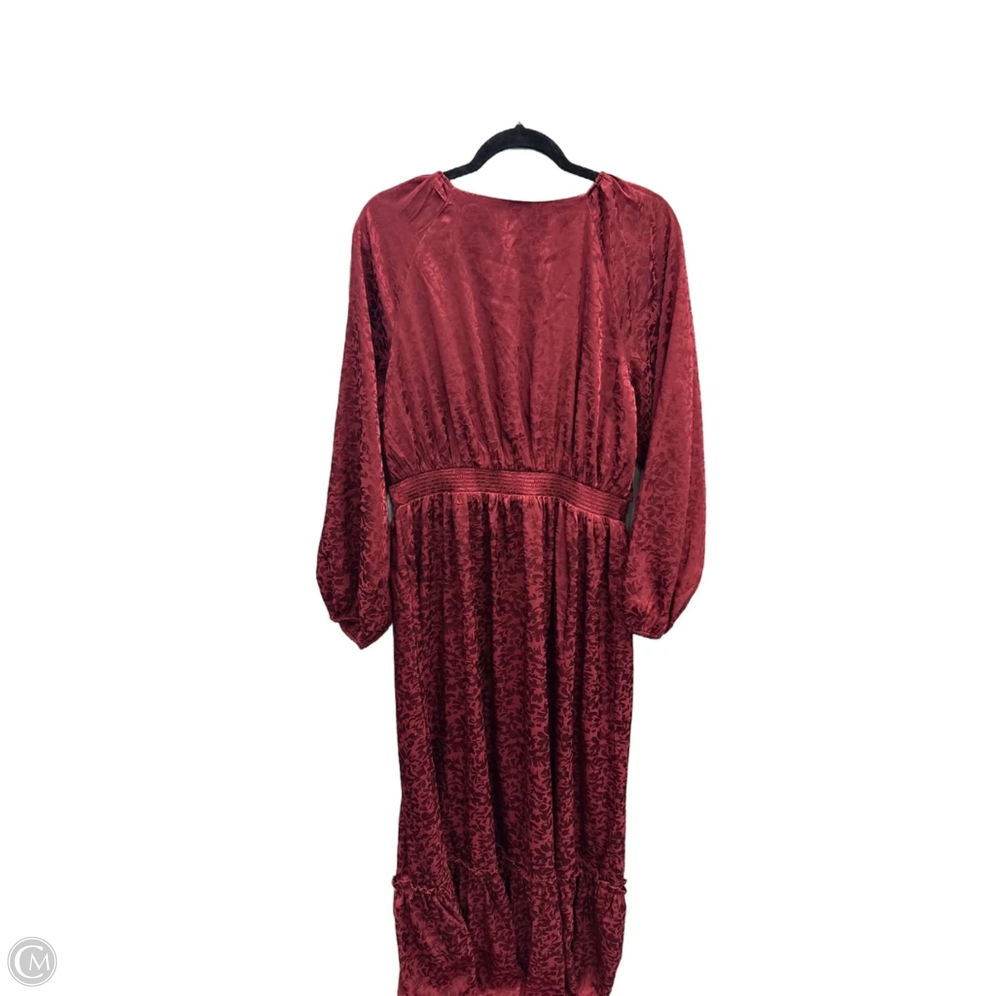Dress Casual Maxi By Express In Red, Size: L