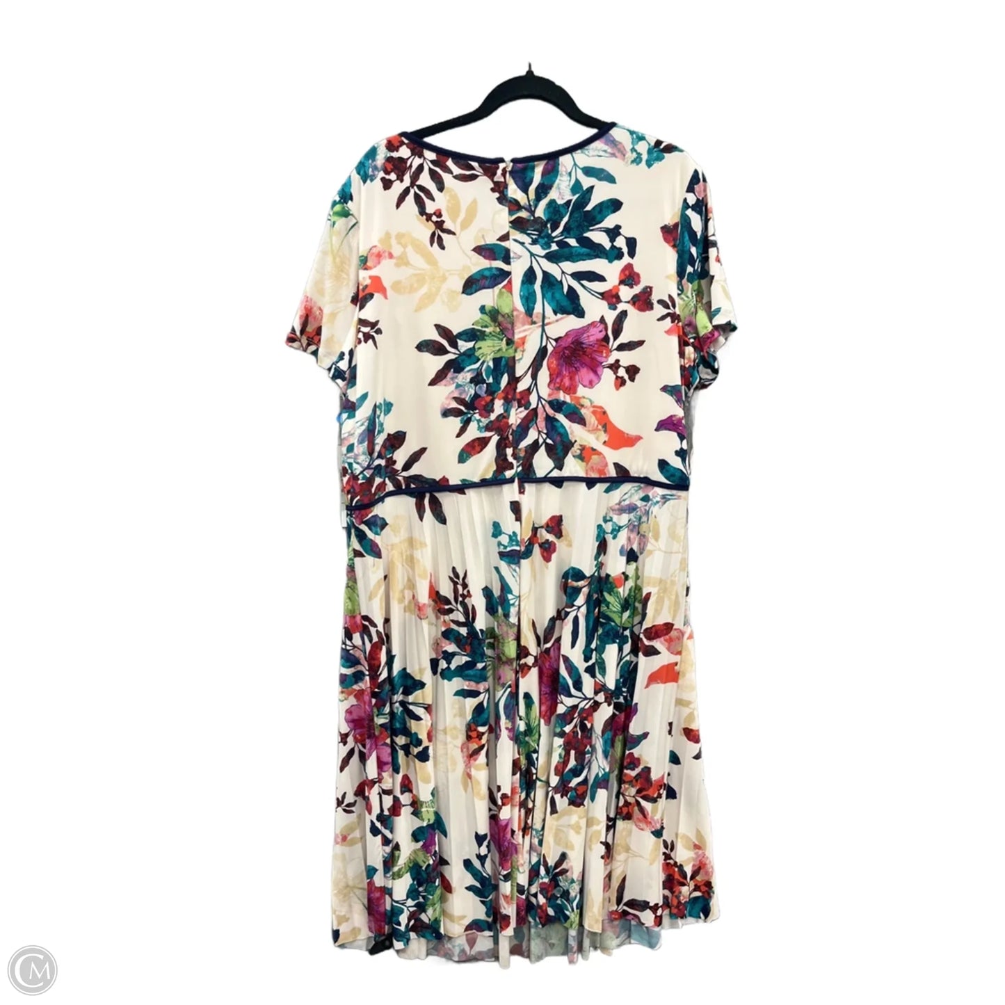 Dress Casual Midi By Maggy London In Floral Print, Size: 1x