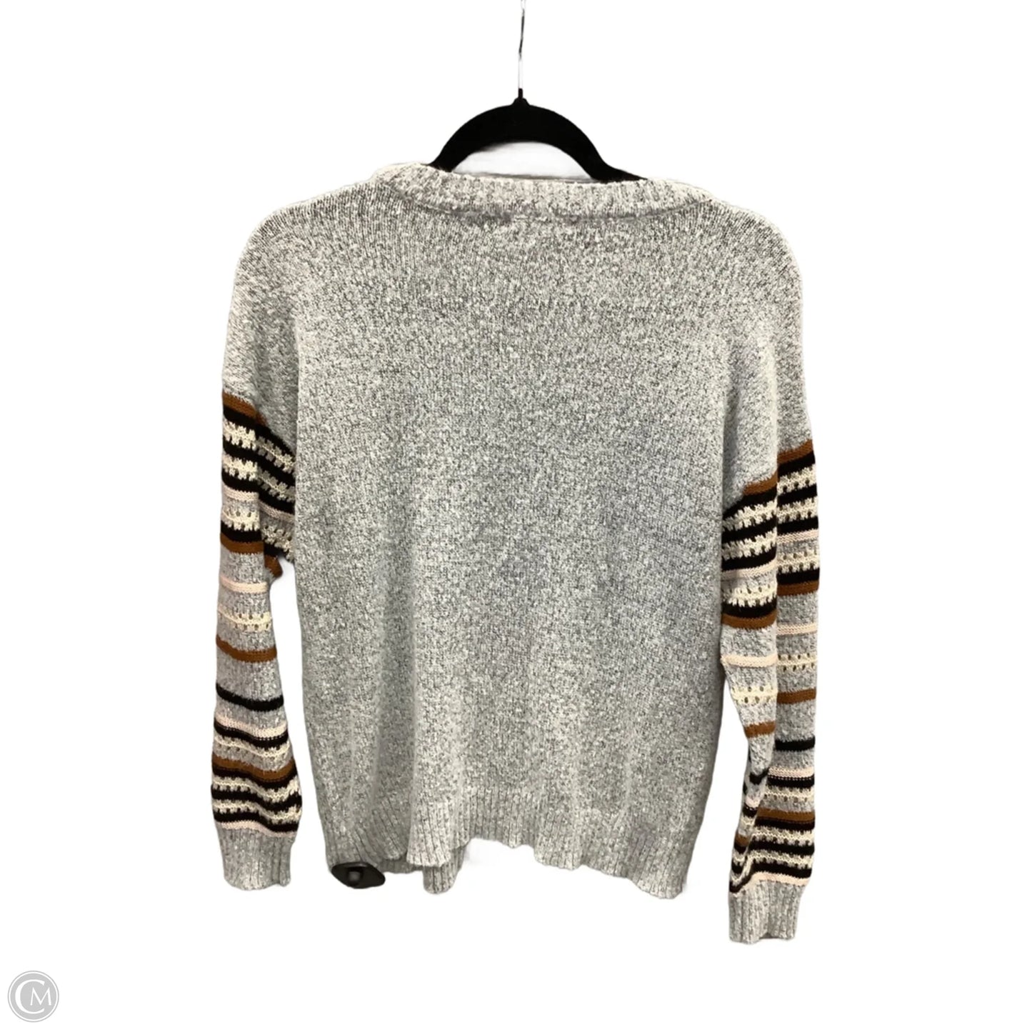 Top Long Sleeve By Clothes Mentor In Grey, Size: M