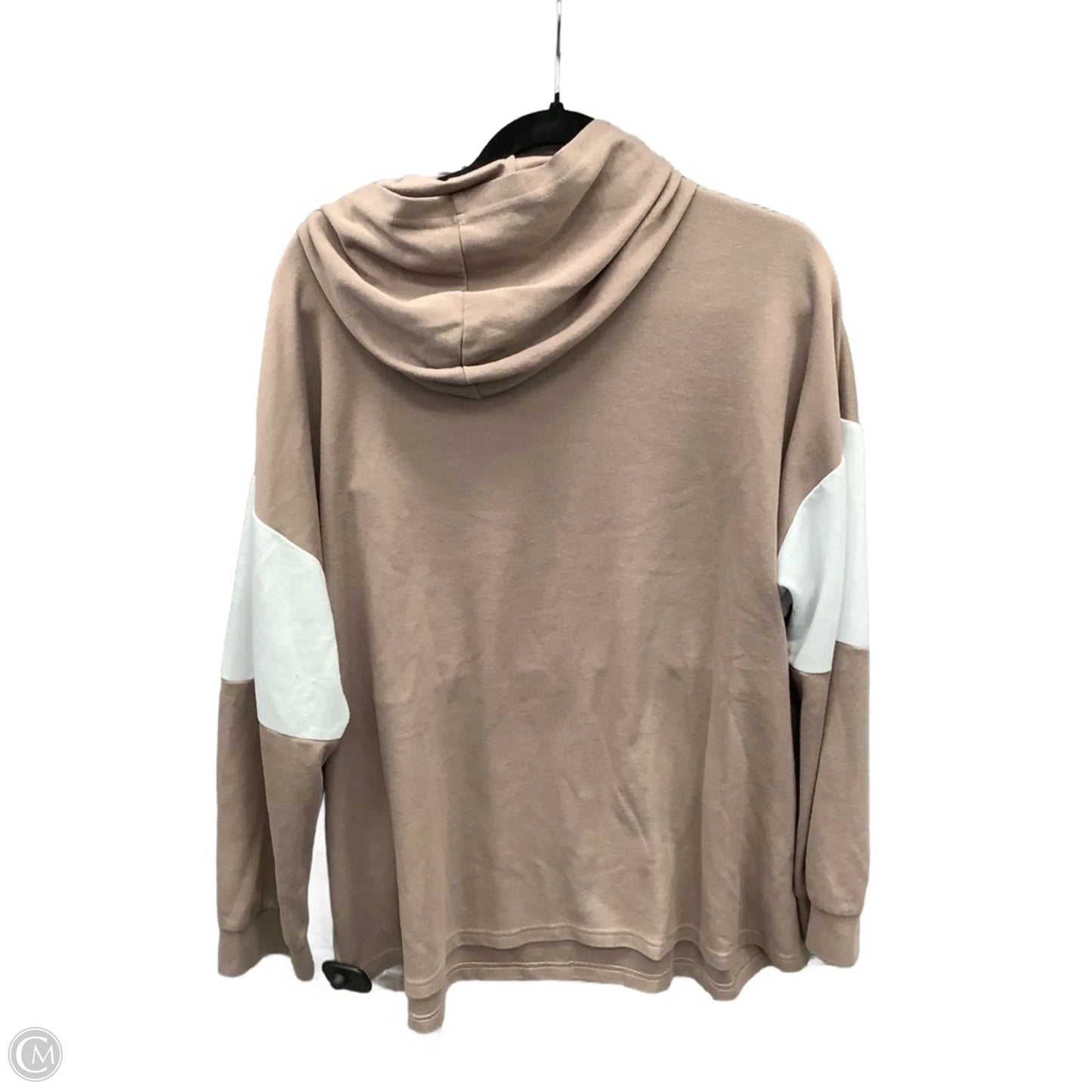 Top Long Sleeve By Clothes Mentor In Brown & White, Size: 2x
