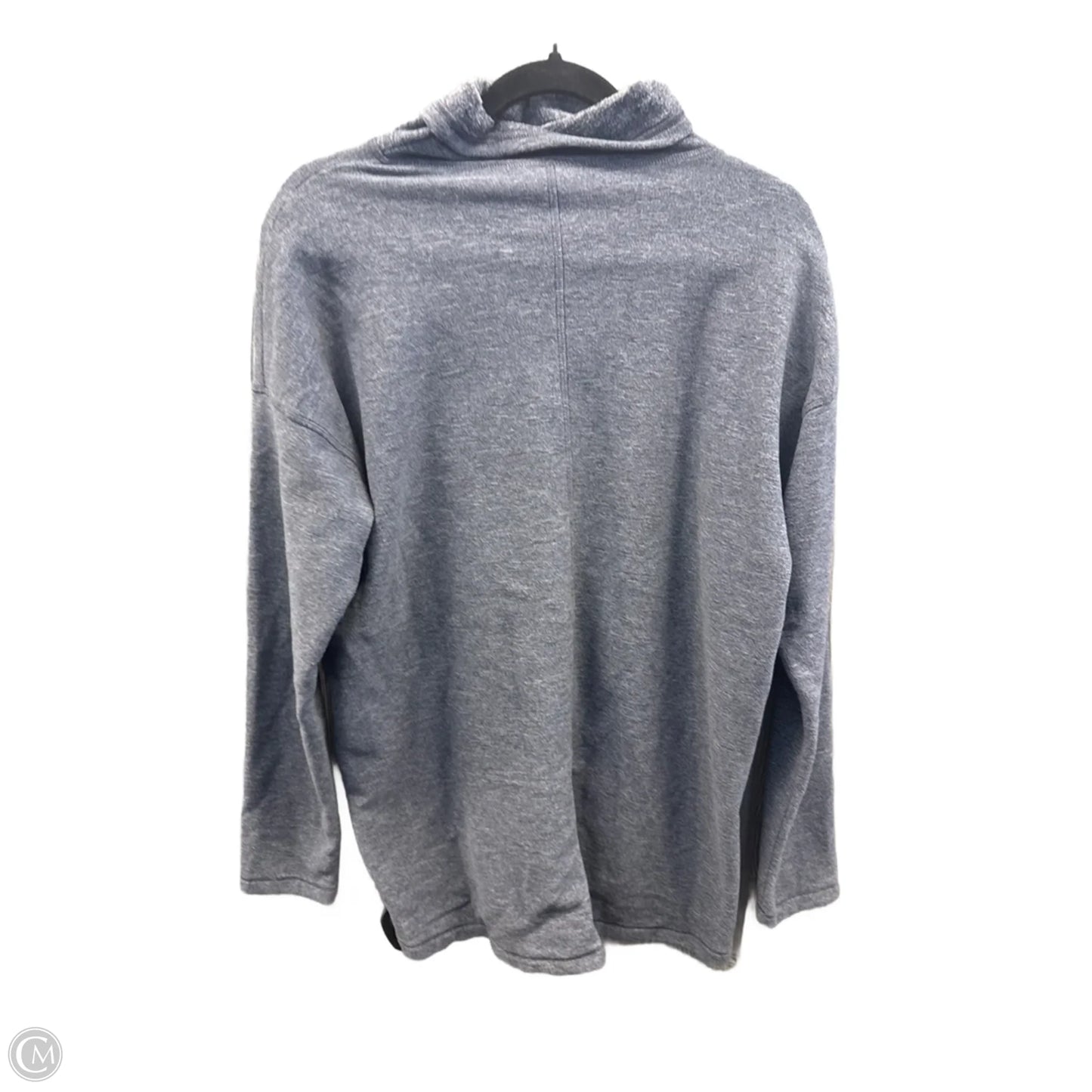 Athletic Sweatshirt Collar By New Balance In Blue, Size: M