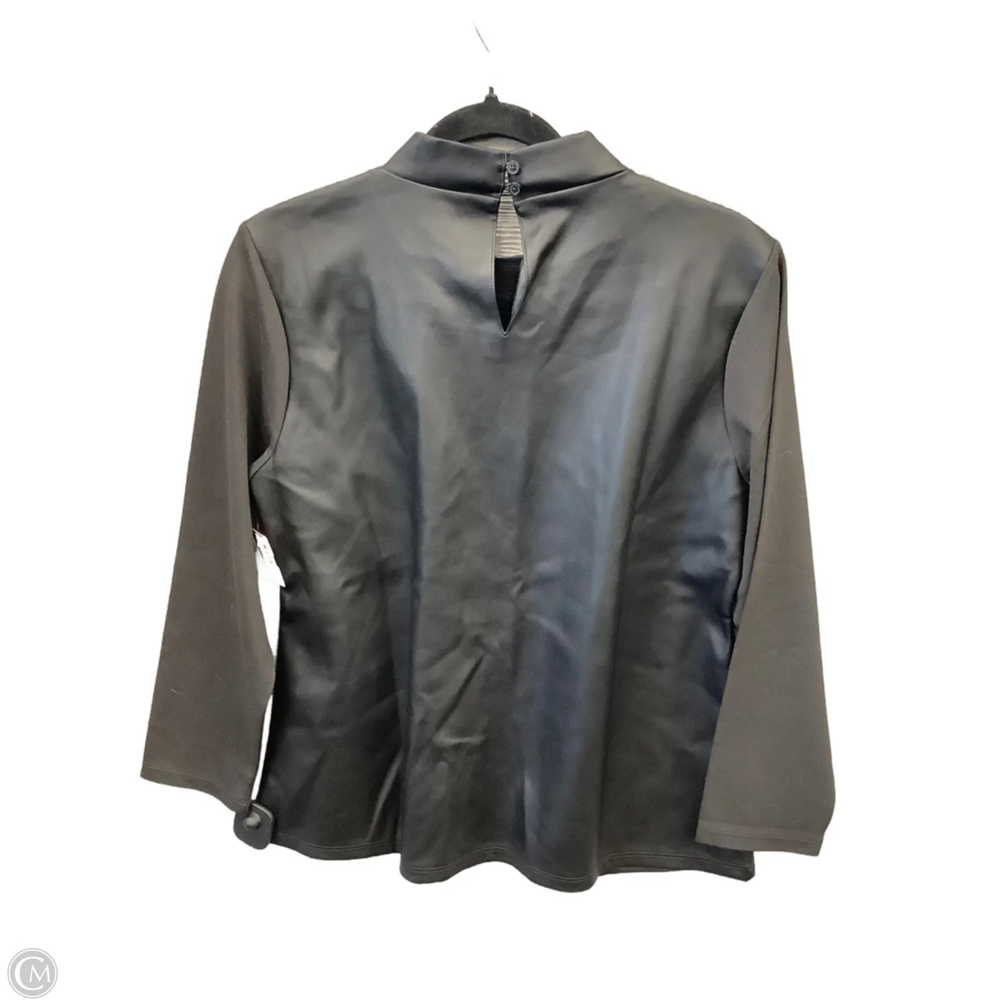 Top Long Sleeve By Ann Taylor In Black, Size: M