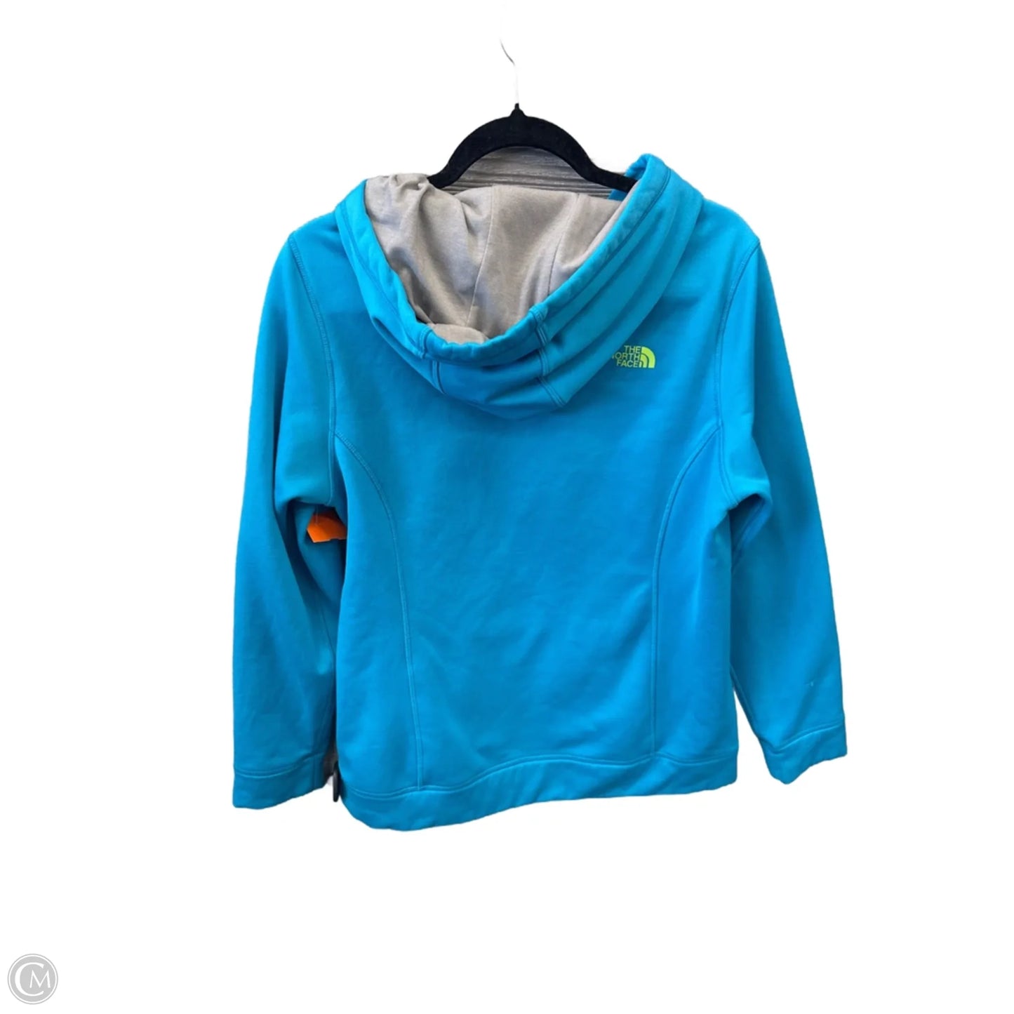 Athletic Sweatshirt Hoodie By The North Face In Blue, Size: L