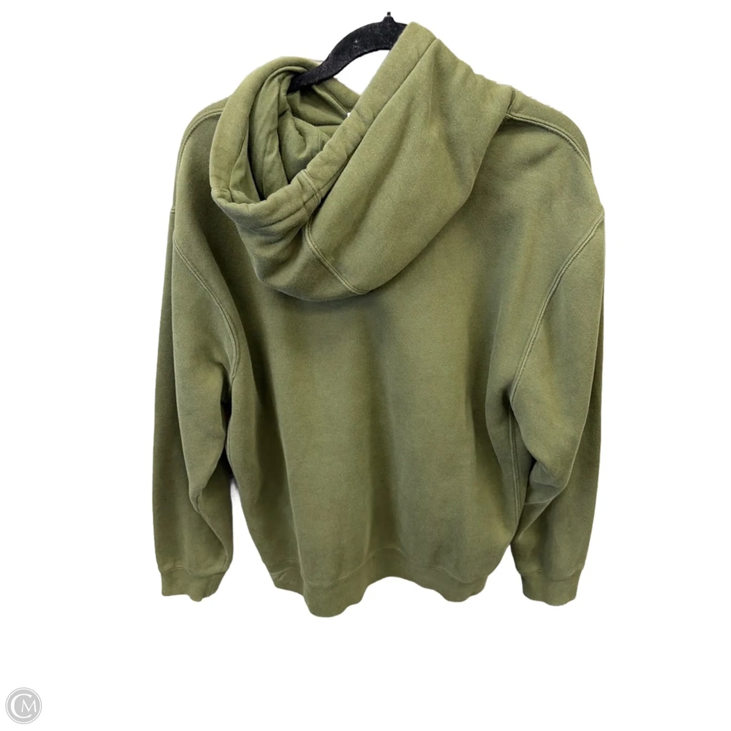 Athletic Sweatshirt Hoodie By Nike Apparel In Green, Size: L