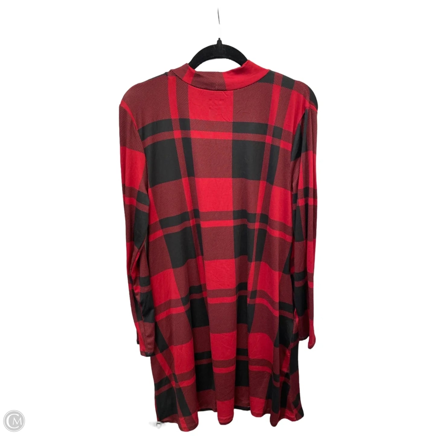 Dress Casual Midi By Maurices In Plaid Pattern, Size: L