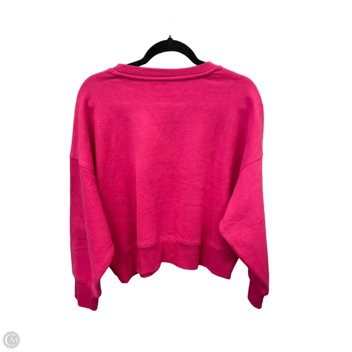 Athletic Sweatshirt Crewneck By Dkny In Pink, Size: S