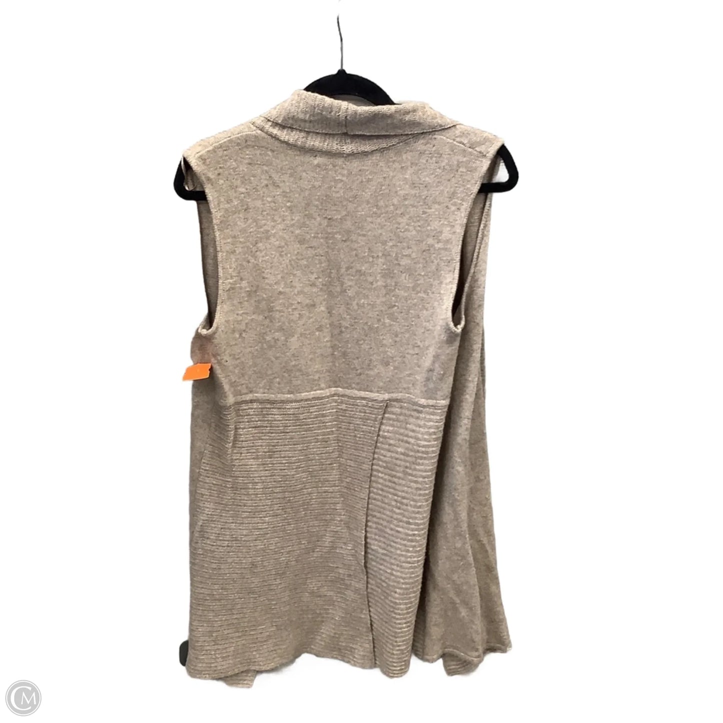 Vest Sweater By Max Studio In Brown, Size: M