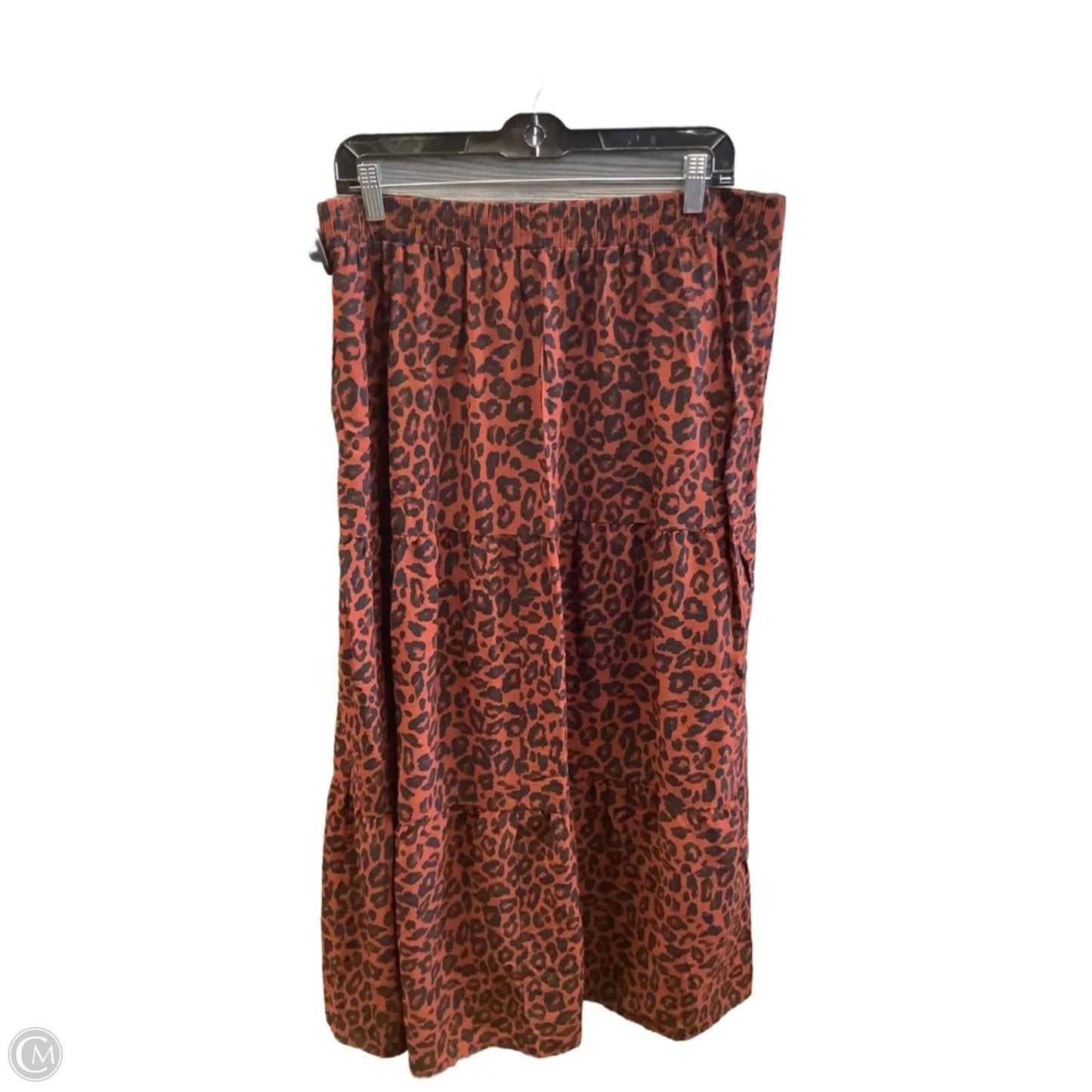 Skirt Maxi By Nine West Apparel In Animal Print, Size: 12