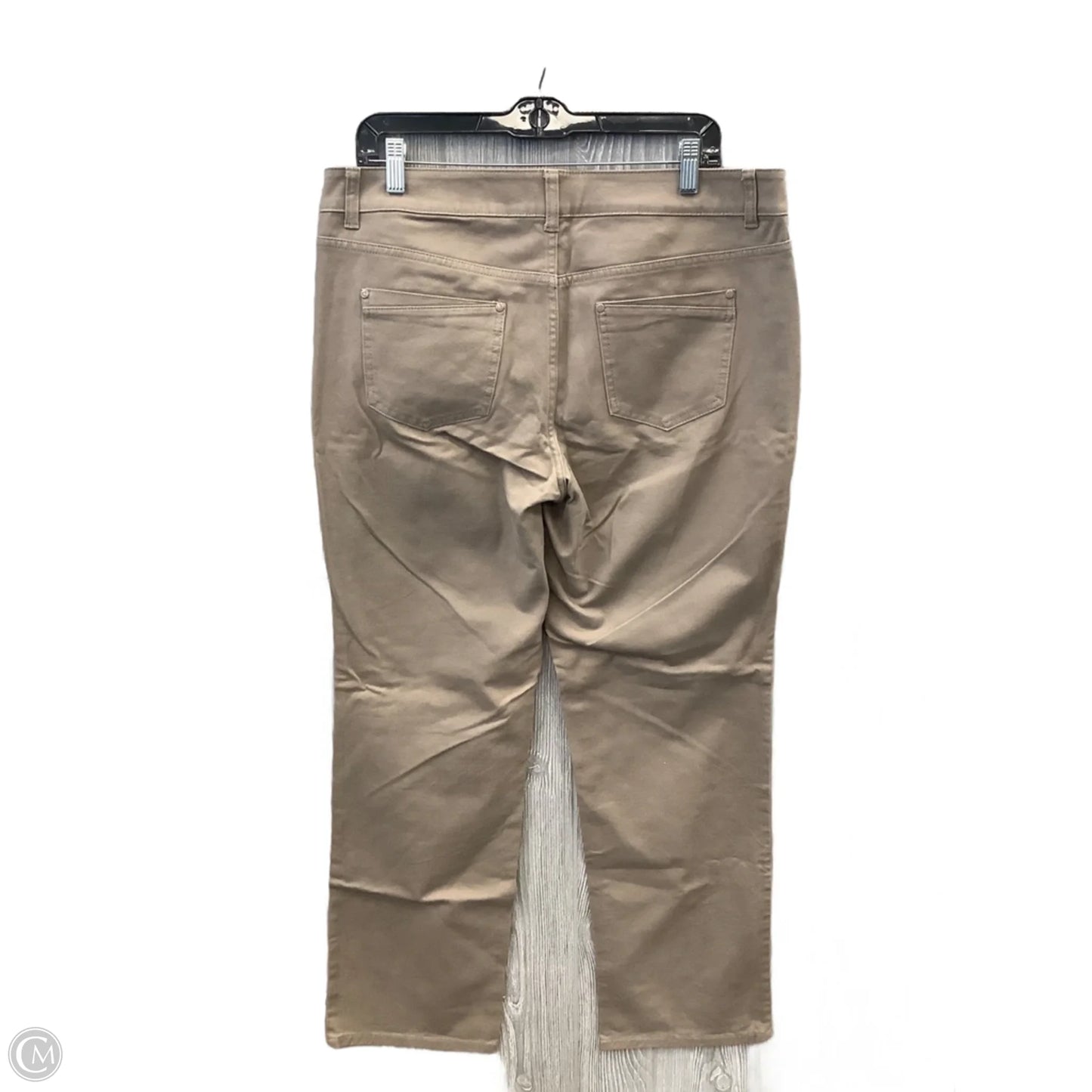 Jeans Straight By Christopher And Banks In Brown, Size: 12