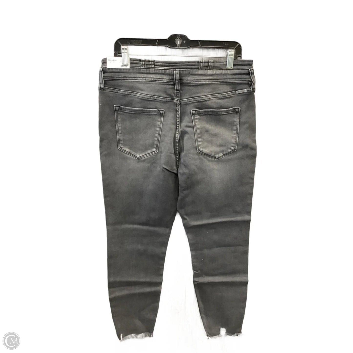 Jeans Skinny By Kancan In Grey Denim, Size: 12
