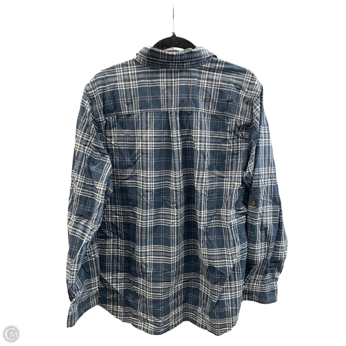 Top Long Sleeve By Carhartt In Blue, Size: Xxl