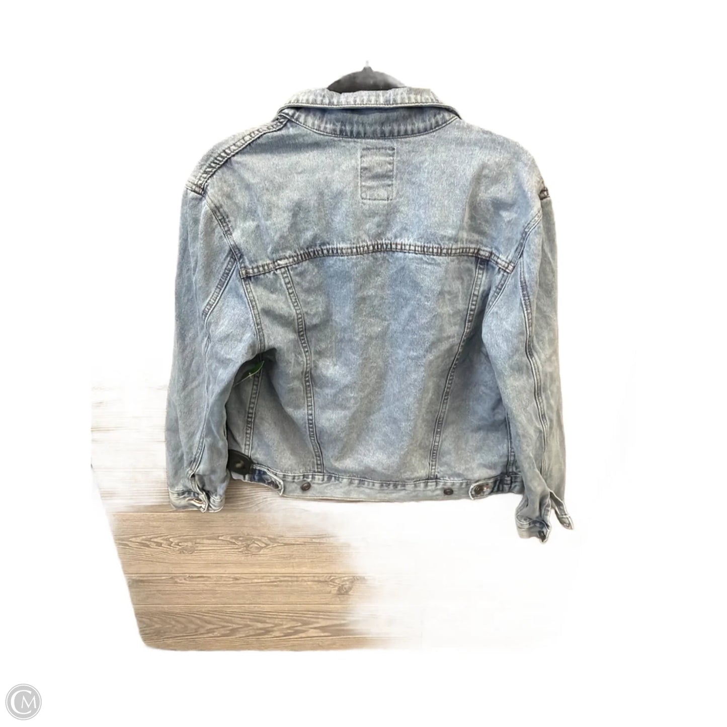 Jacket Denim By Clothes Mentor In Blue Denim, Size: M