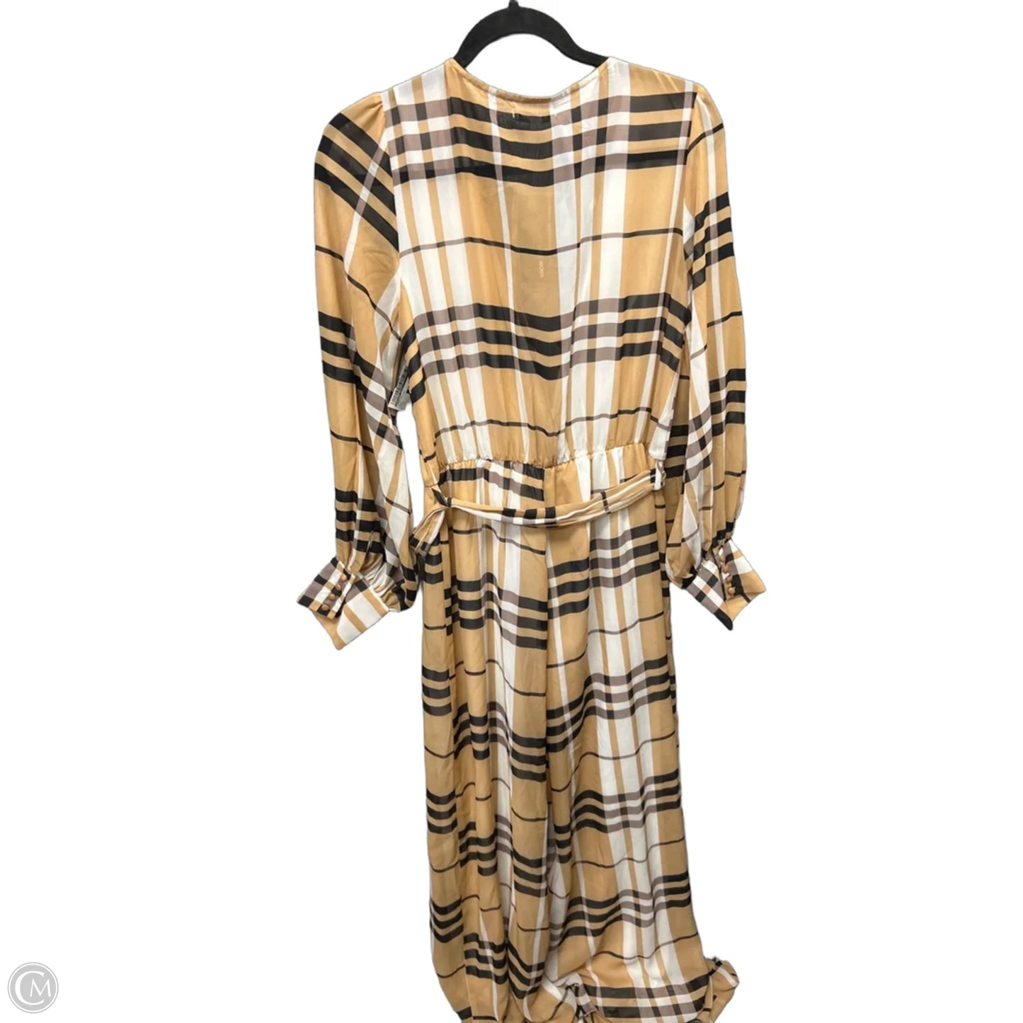 Jumpsuit By Fashion Nova In Plaid Pattern, Size: L