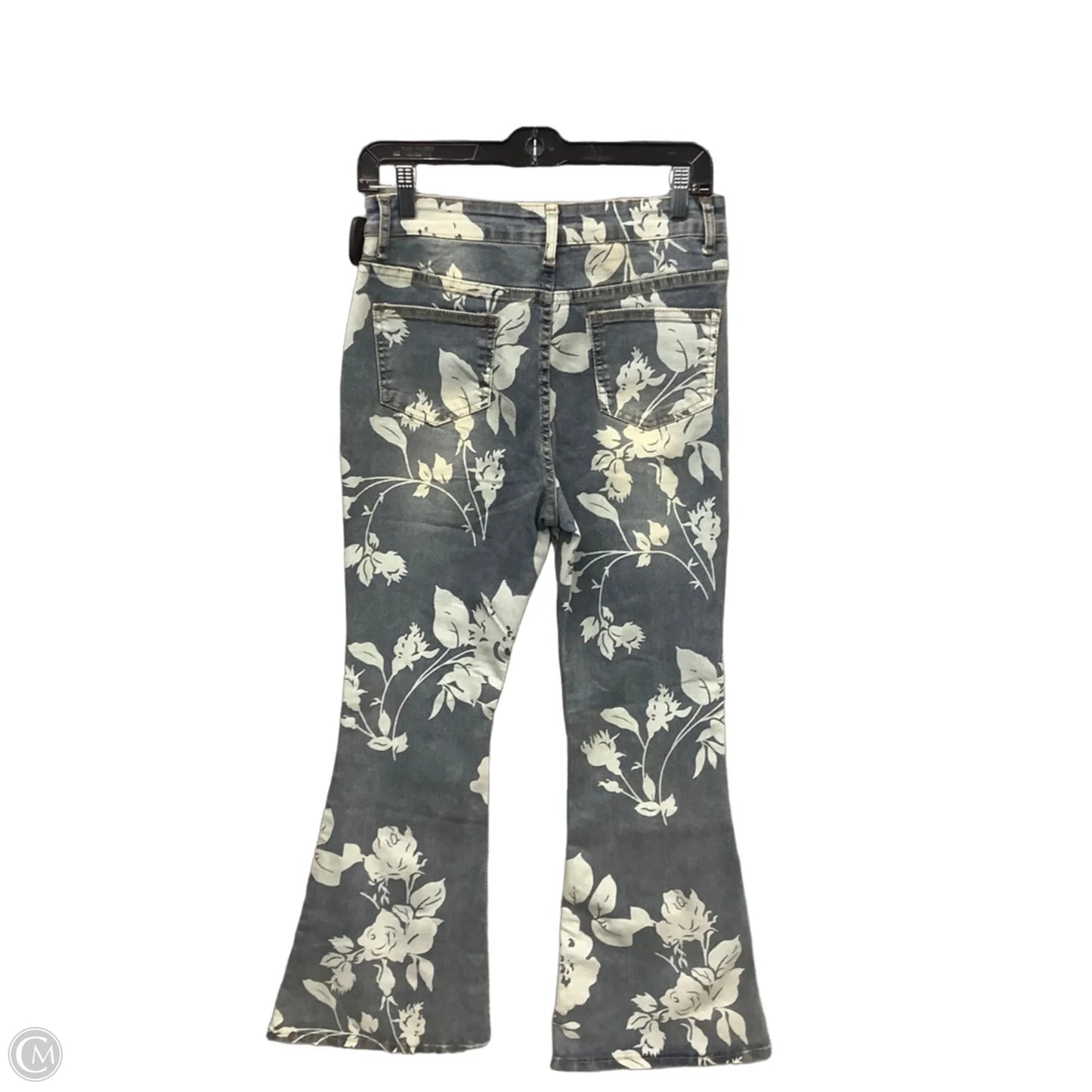 Jeans Flared By Clothes Mentor In Blue Denim, Size: 8