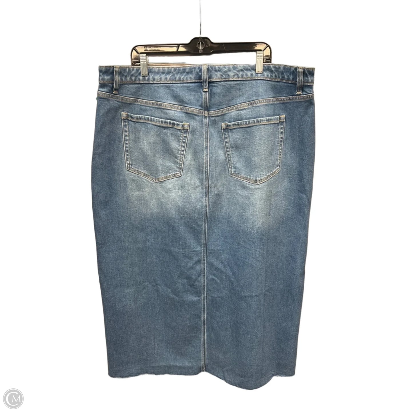 Skirt Maxi By Lane Bryant In Blue Denim, Size: 22